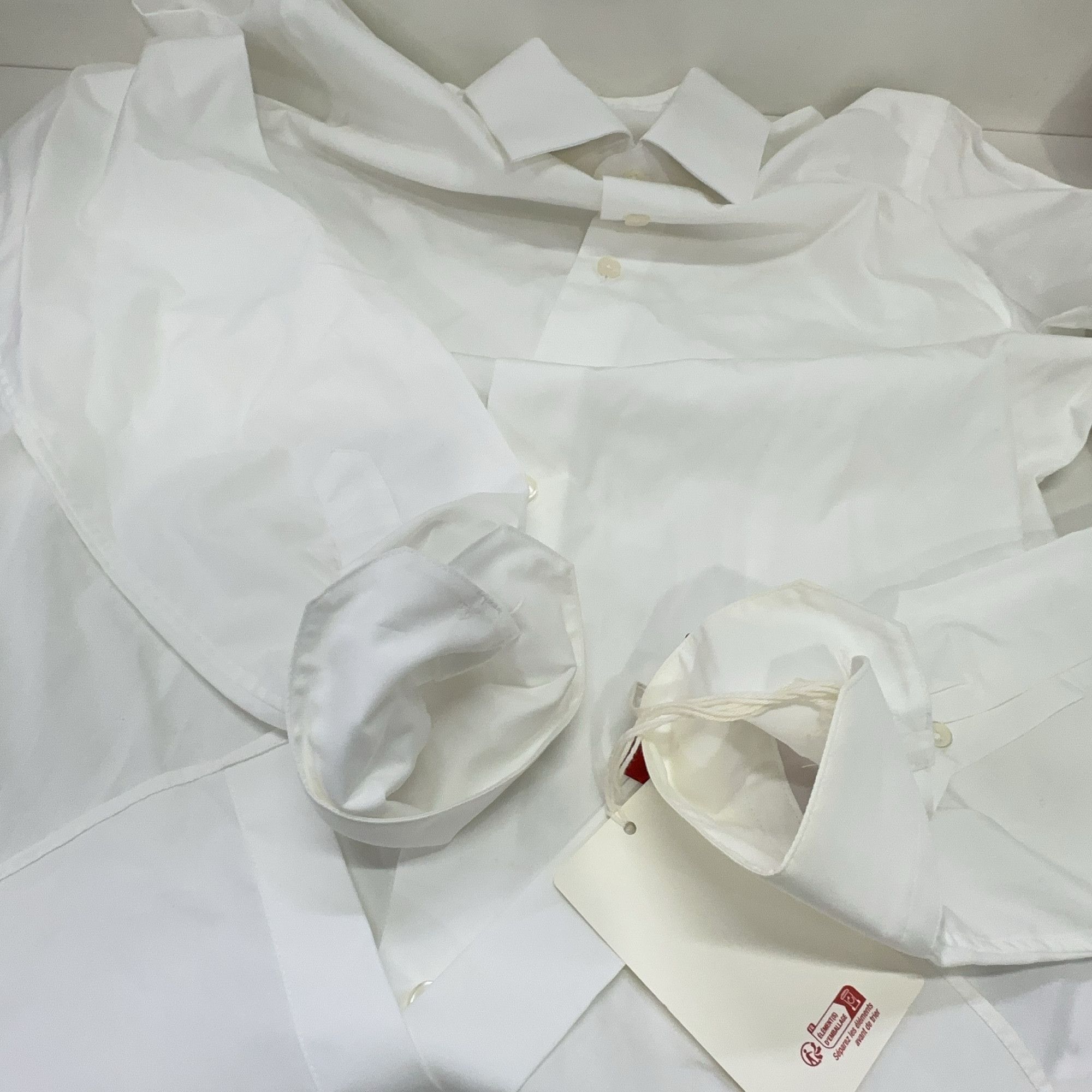 Valentino Valentino White Long Sleeve Button Up Shirt Size S Size US S / EU 44-46 / 1 - 9 Thumbnail