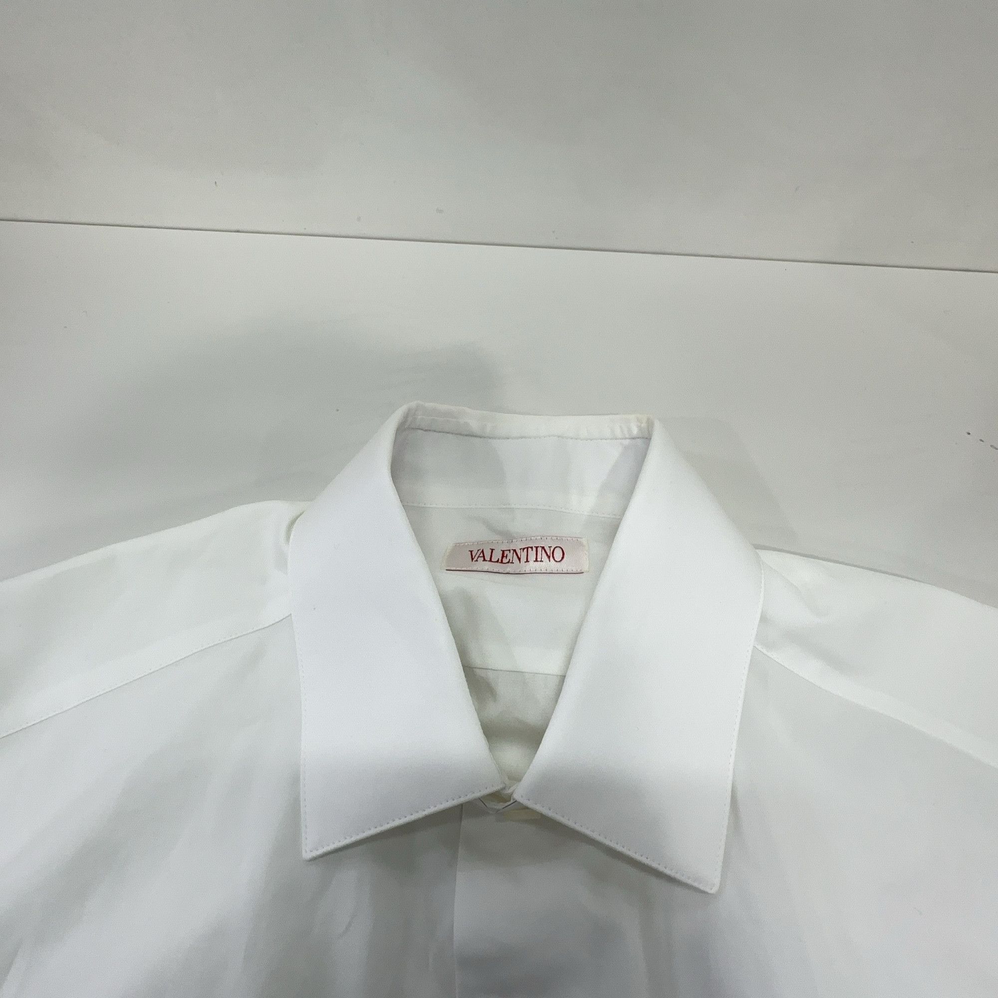 Valentino Valentino White Long Sleeve Button Up Shirt Size S Size US S / EU 44-46 / 1 - 6 Thumbnail
