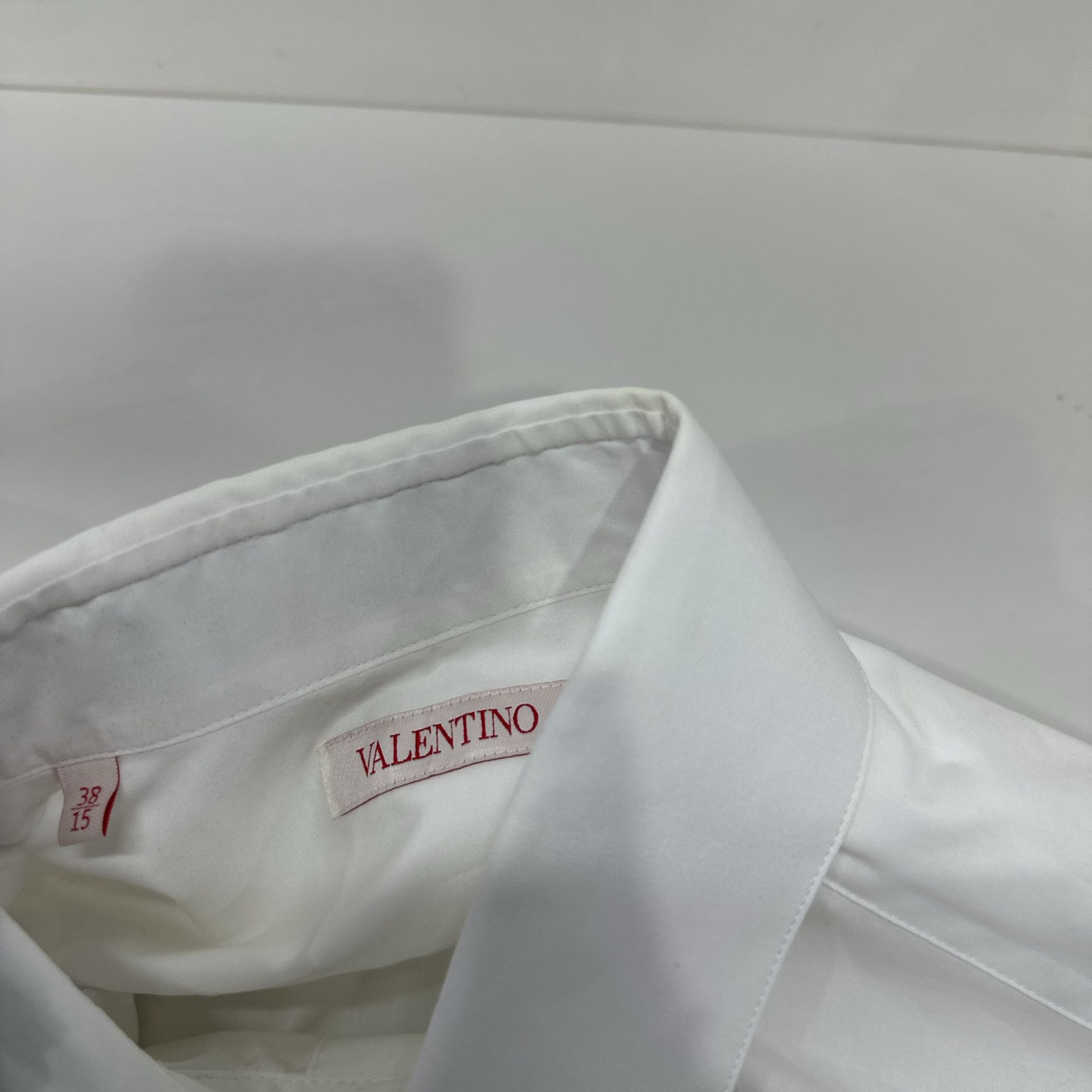 Valentino Valentino White Long Sleeve Button Up Shirt Size S Size US S / EU 44-46 / 1 - 5 Thumbnail