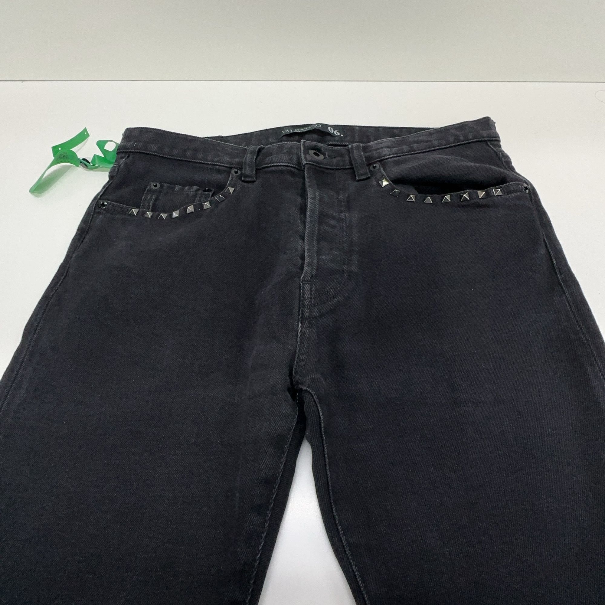 Valentino Valentino Stud Detail Black Denim Jeans Size 30 Size US 30 / EU 46 - 6 Thumbnail