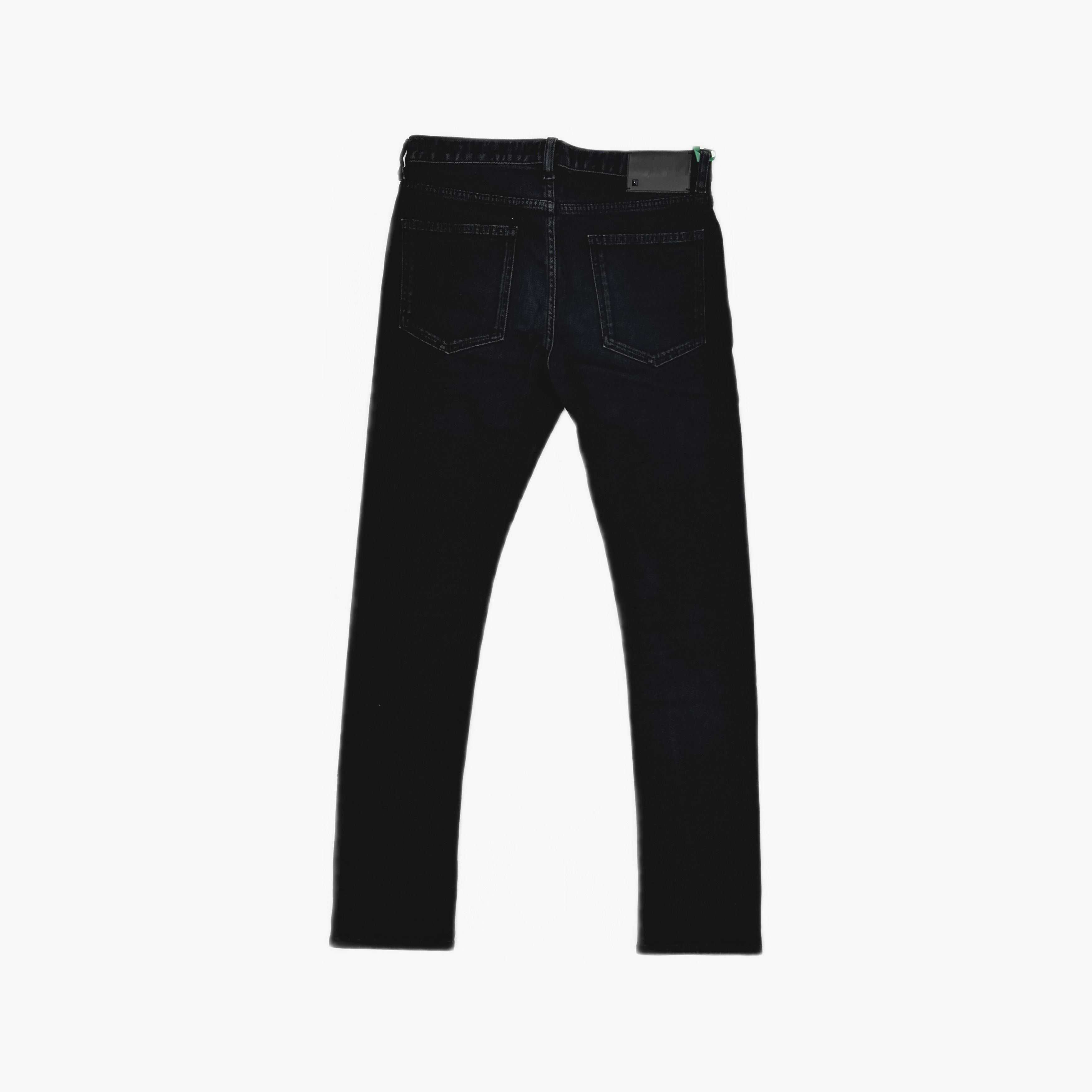 Valentino Valentino Stud Detail Black Denim Jeans Size 30 Size US 30 / EU 46 - 2 Thumbnail
