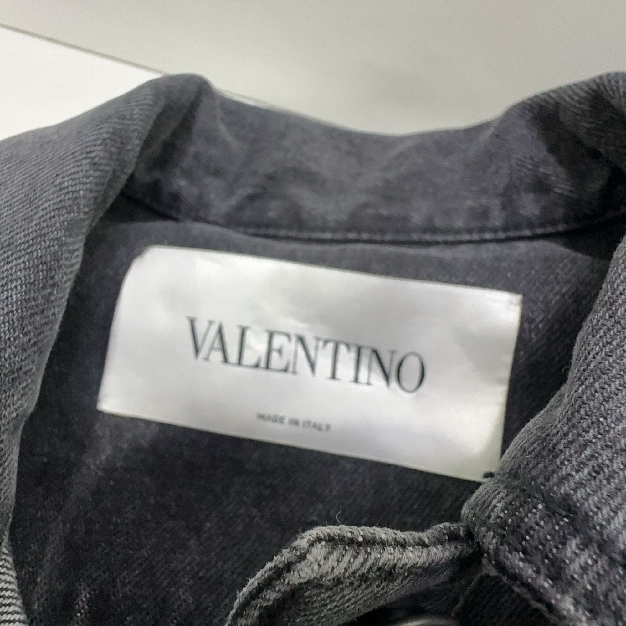 Valentino Valentino Logo Print Denim Jacket Size 38 Size XS / US 0-2 / IT 36-38 - 3 Thumbnail