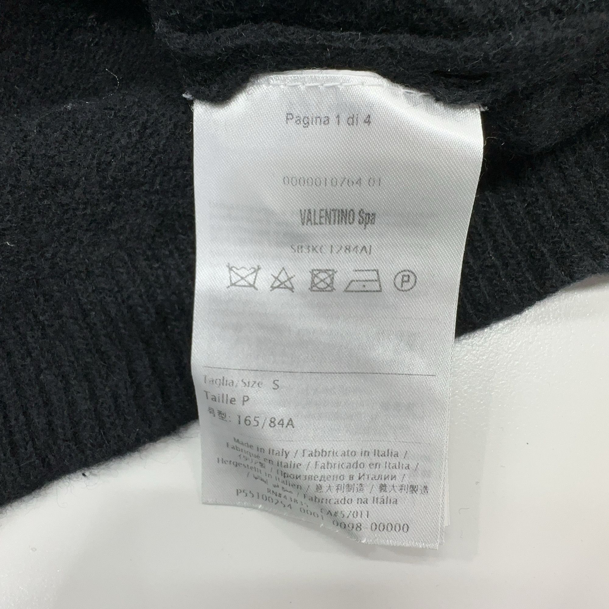 Valentino Valentino VLTN Logo Sweater US S Size US S / EU 44-46 / 1 - 4 Thumbnail