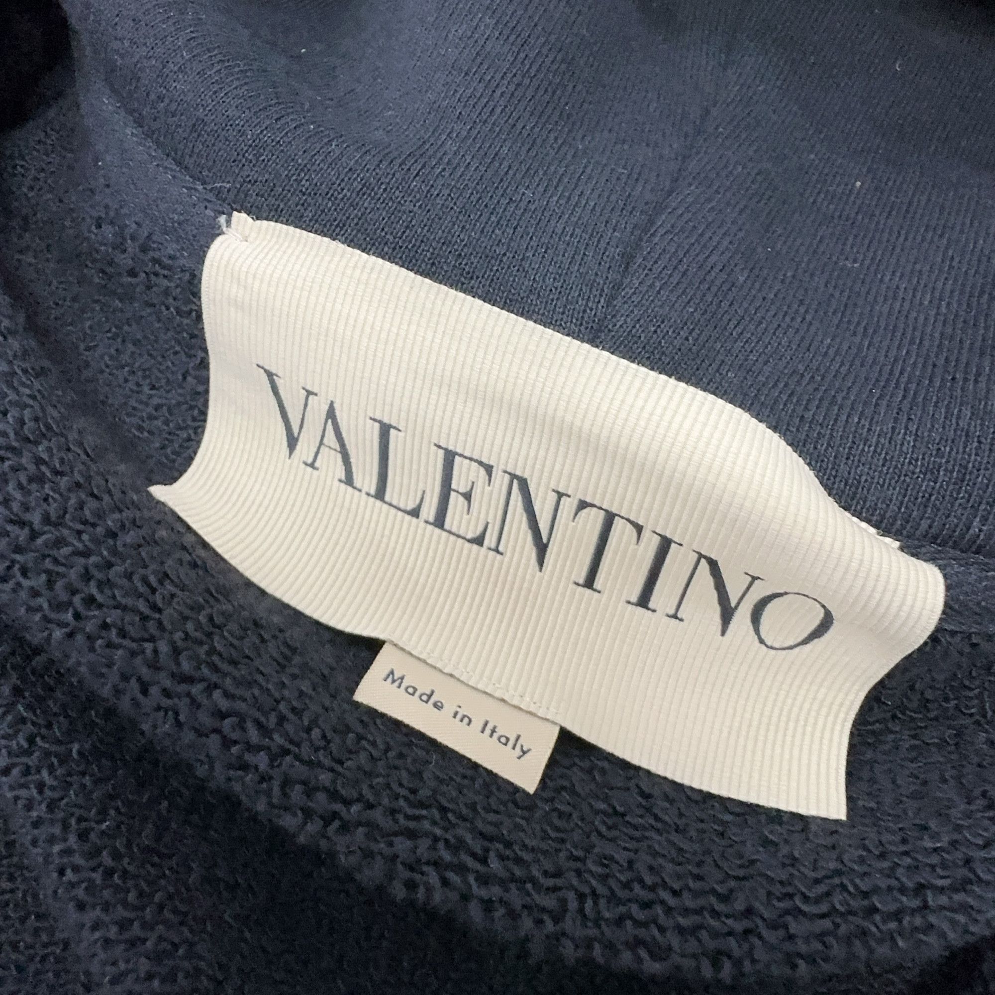 Valentino Valentino V Logo Patch Zip Up Hoodie Size M Size US M / EU 48-50 / 2 - 4 Thumbnail