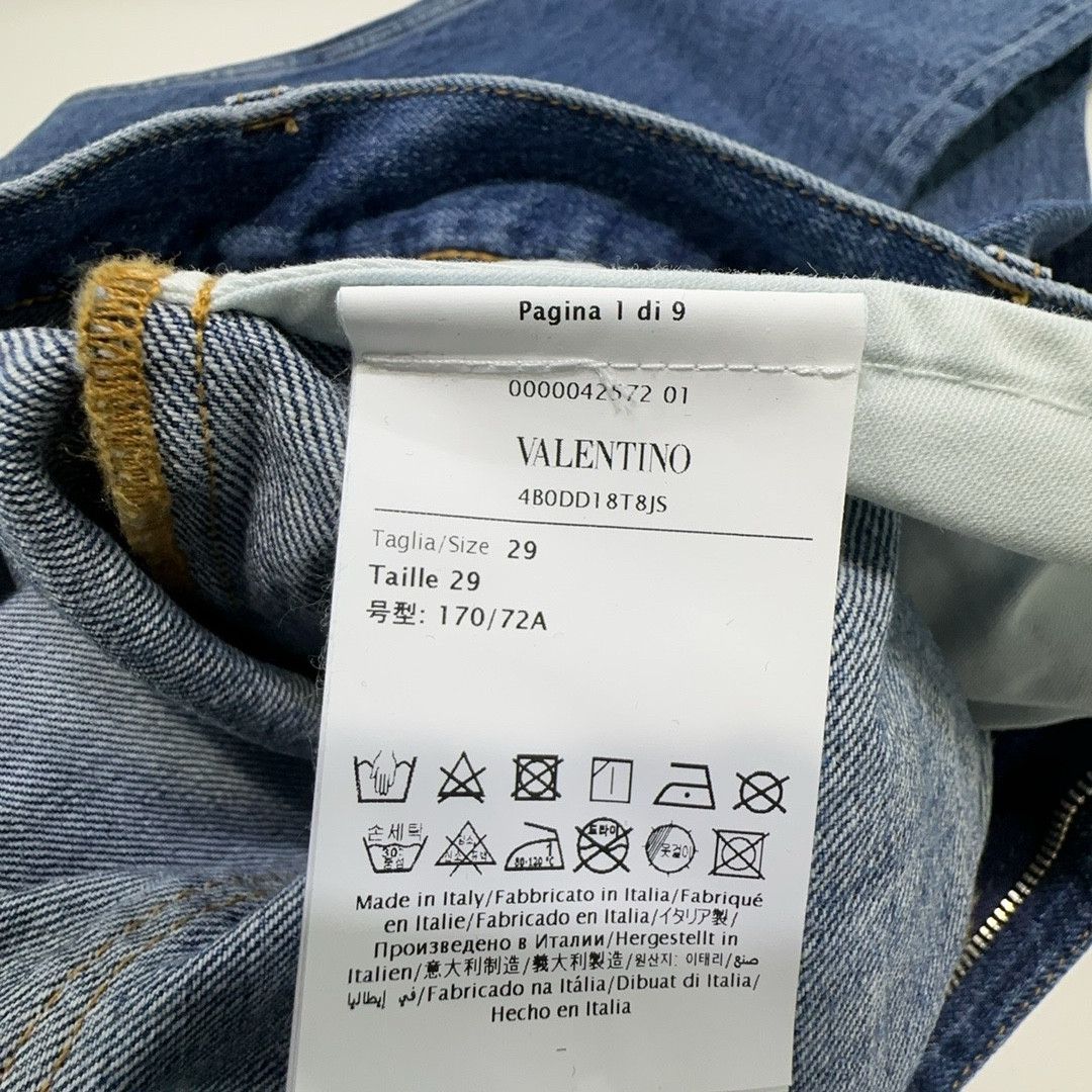 Valentino Valentino Straight Leg Jeans Size 29 Size 29" - 3 Thumbnail