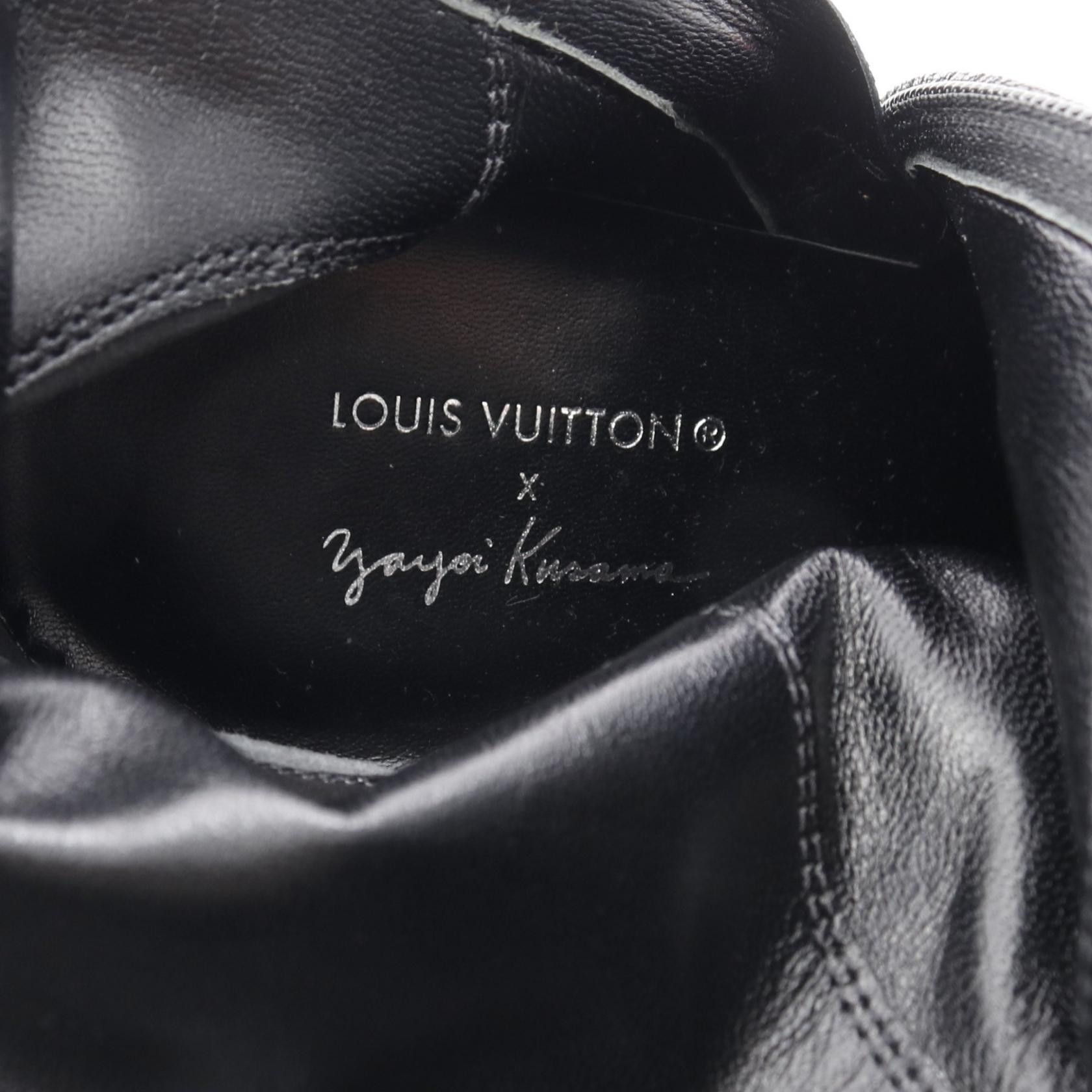 Louis Vuitton Louis Vuitton Louis Vuitton LV YK Painted Dot Monogram Shoes Textile Shoes DUTY FREE for USA Size ONE SIZE - 5 Thumbnail