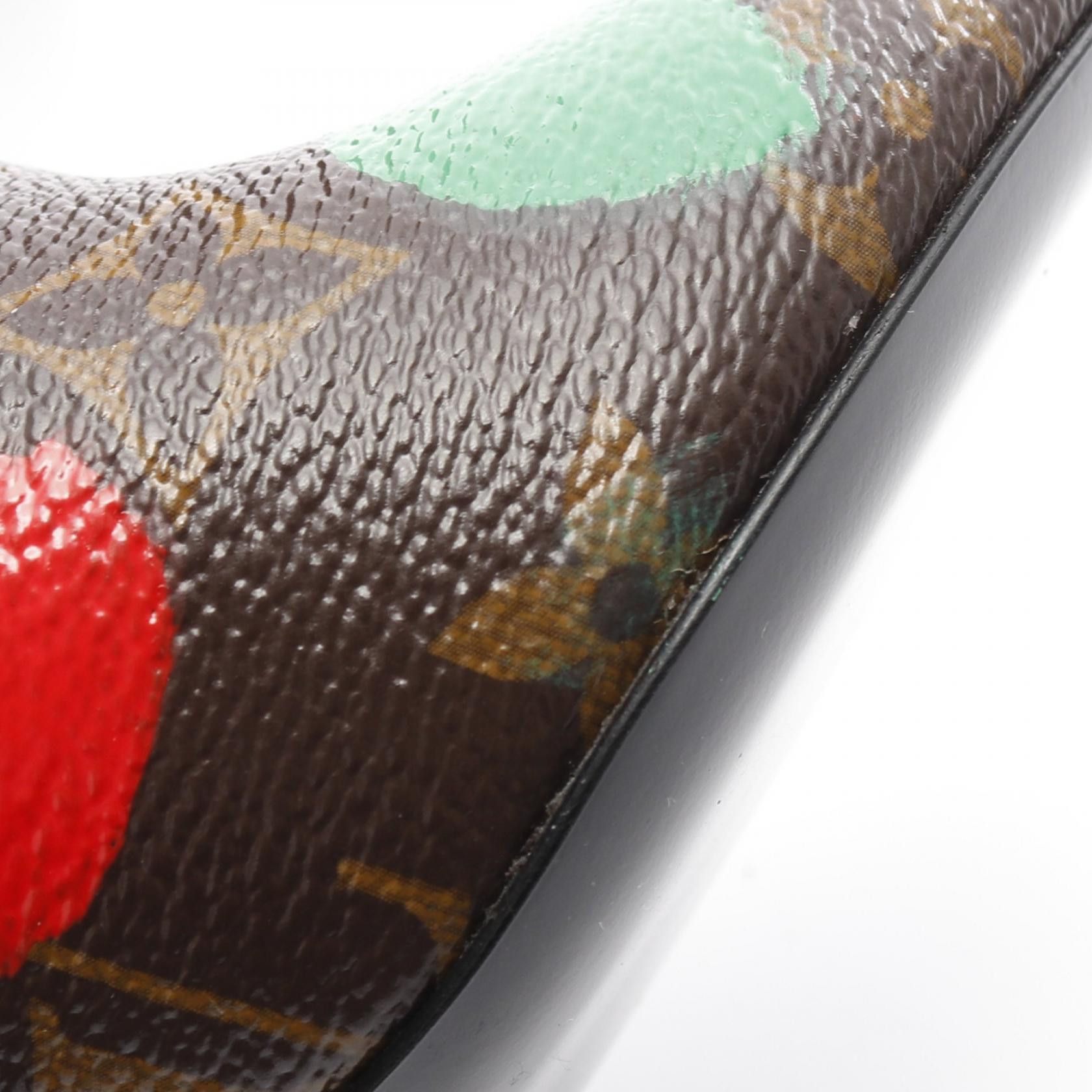 Louis Vuitton Louis Vuitton Louis Vuitton LV YK Painted Dot Monogram Shoes Textile Shoes DUTY FREE for USA Size ONE SIZE - 8 Thumbnail
