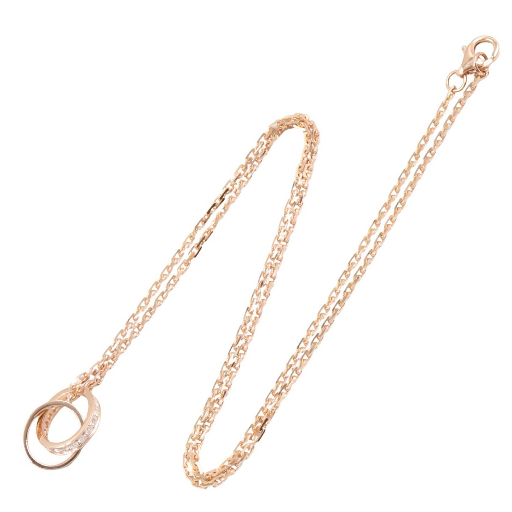 Cartier Cartier Cartier Baby Love Au750 Diamond Necklace Precious Metal Necklace DUTY FREE for USA Size ONE SIZE - 2 Thumbnail