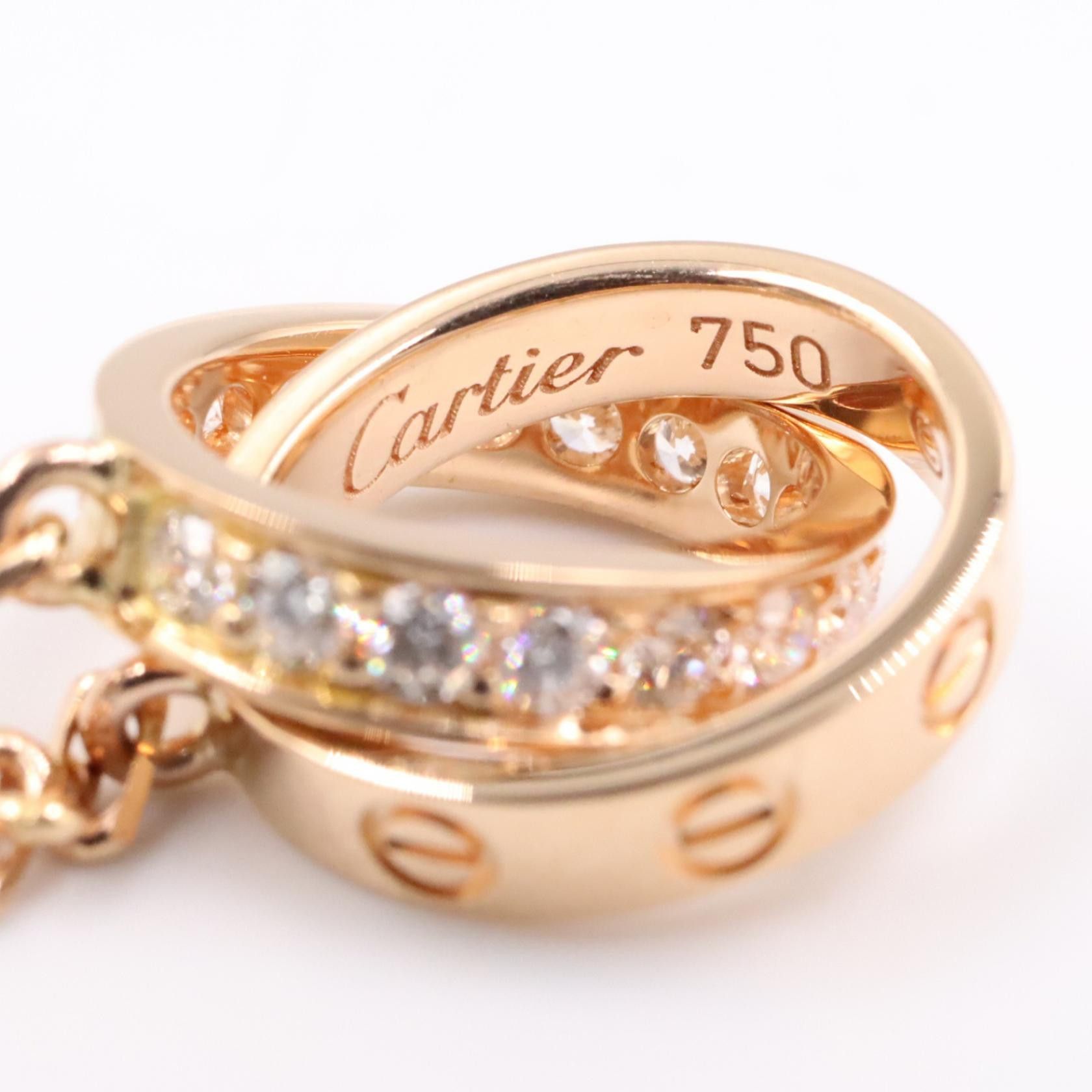Cartier Cartier Cartier Baby Love Au750 Diamond Necklace Precious Metal Necklace DUTY FREE for USA Size ONE SIZE - 3 Thumbnail