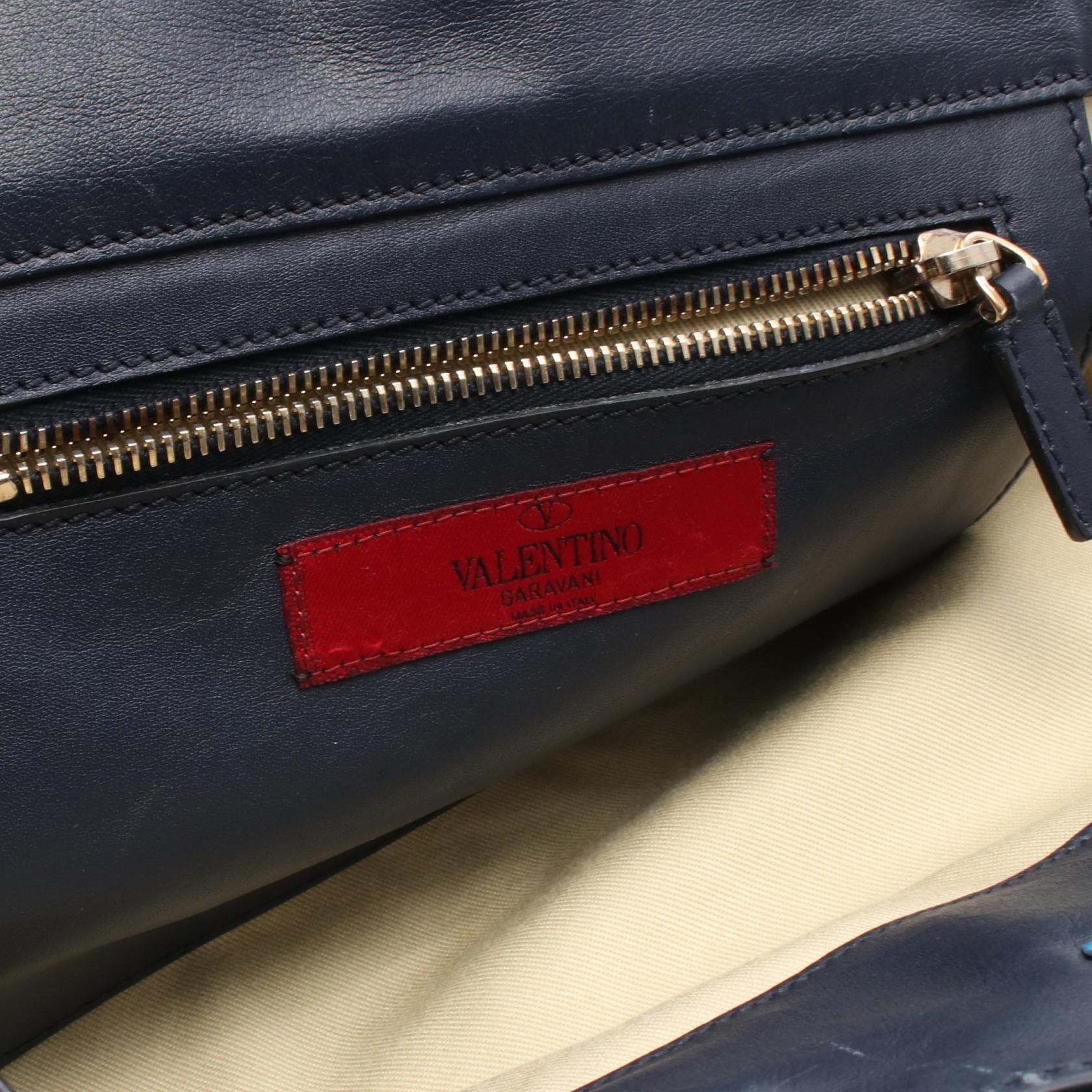 Valentino Valentino Valentino Rockstud Leather Tote Bag Leather Tote Bag DUTY FREE for USA Size ONE SIZE - 4 Thumbnail