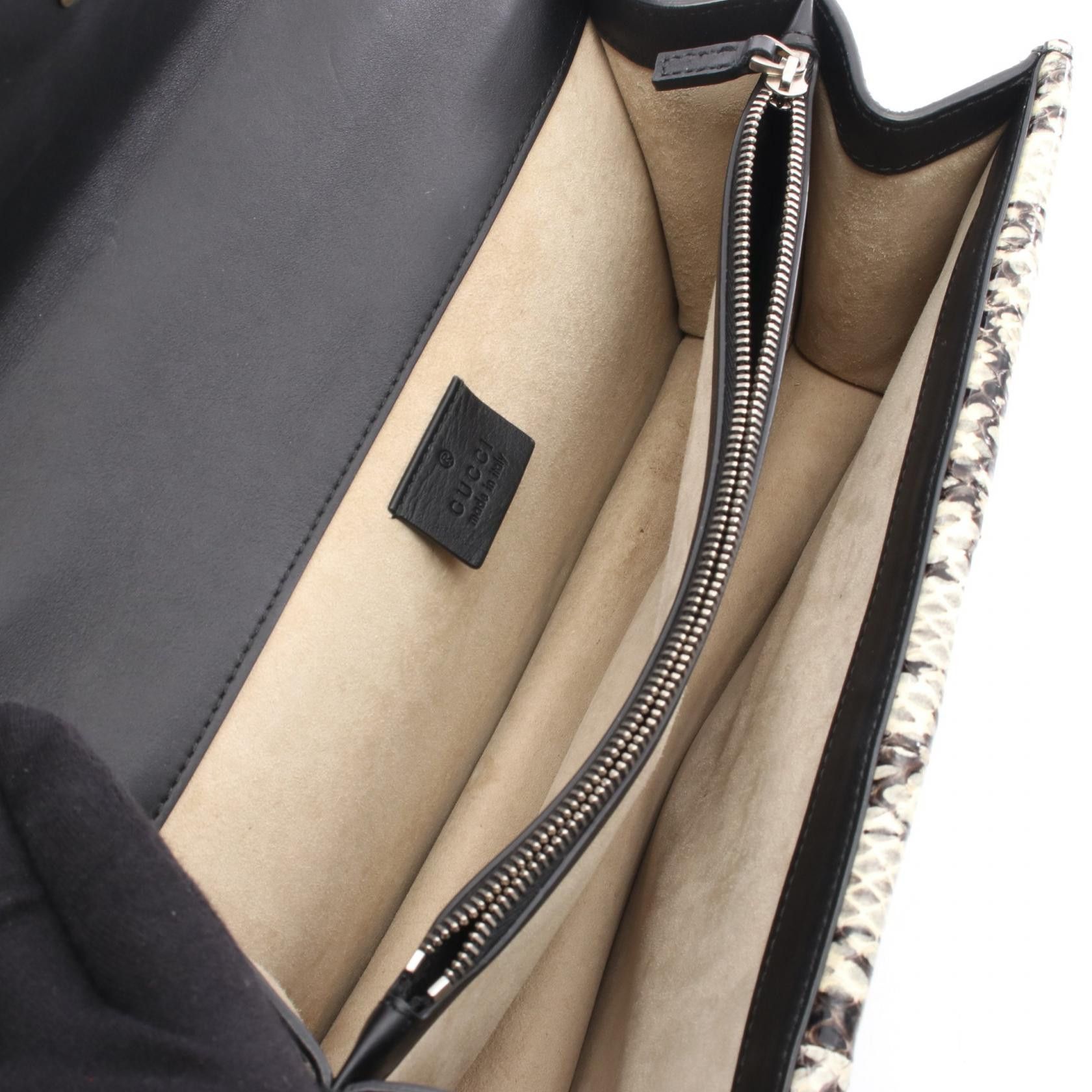 Gucci Gucci Gucci Dionysus GG Supreme Coated Canvas Exotic Leather Shoulder Bag Textile Shoulder Bag DUTY FREE for USA Size ONE SIZE - 3 Thumbnail