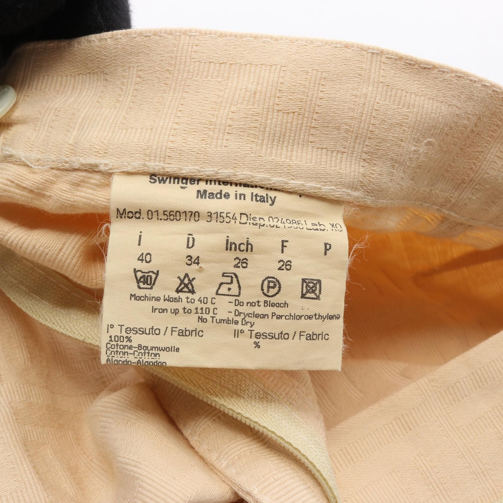 Fendi Fendi Fendi FF Pattern Cotton Pants Textile Pants DUTY FREE for USA Size ONE SIZE - 4 Thumbnail