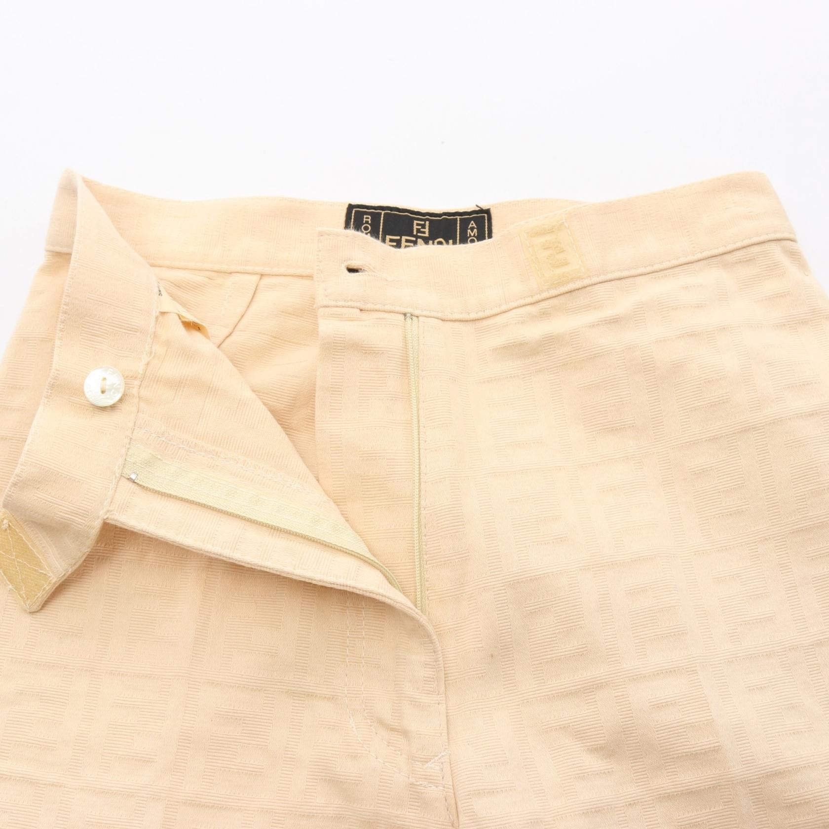 Fendi Fendi Fendi FF Pattern Cotton Pants Textile Pants DUTY FREE for USA Size ONE SIZE - 5 Thumbnail