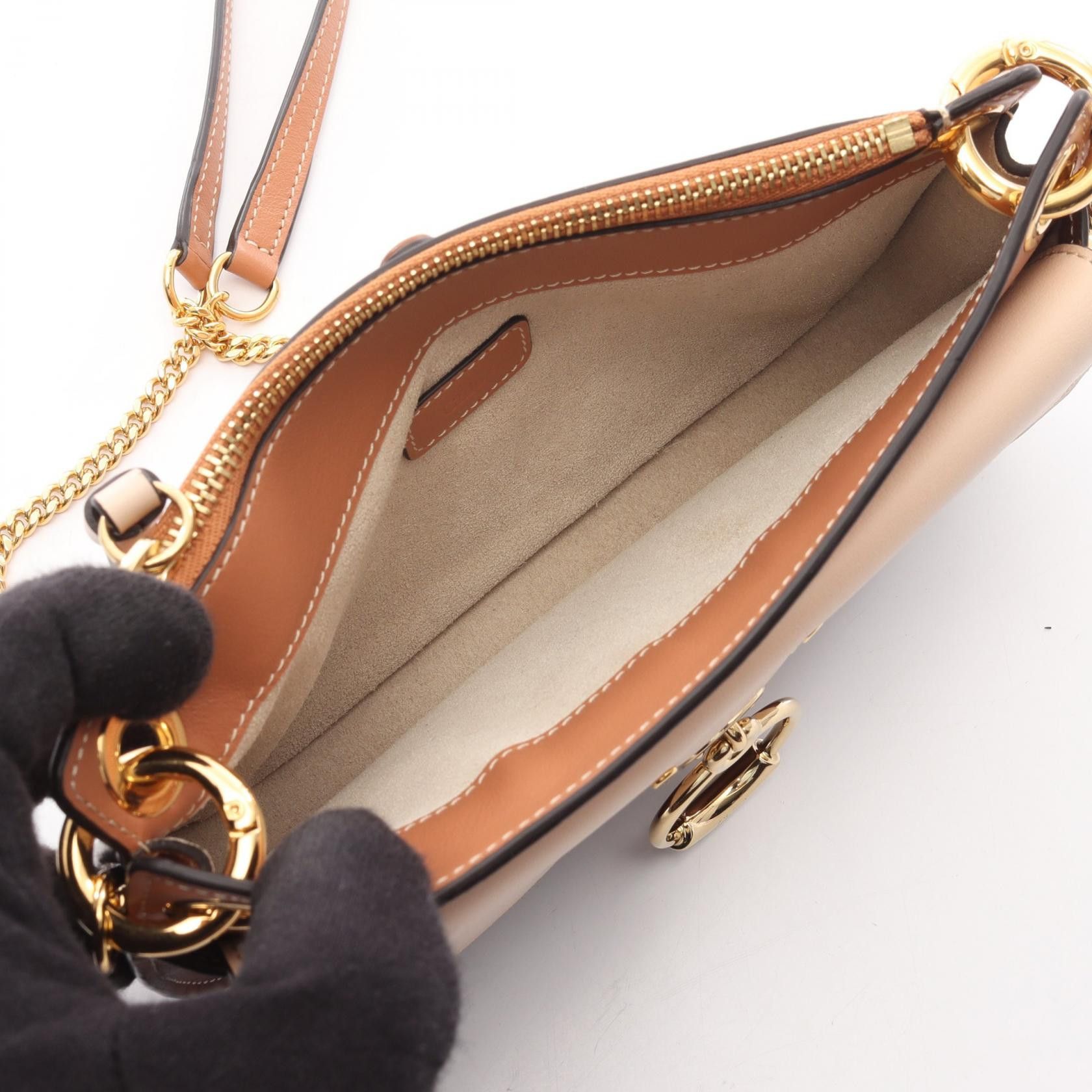 Chloe Chloe Chloe Tess Leather Shoulder Bag Leather Shoulder Bag DUTY FREE for USA Size ONE SIZE - 3 Thumbnail