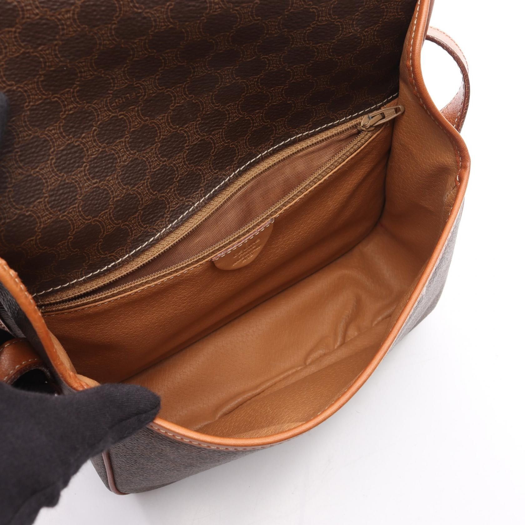Celine Celine Celine Macadam Coated Canvas Leather Shoulder Bag Plastic / Synthetic Shoulder Bag DUTY FREE for USA Size ONE SIZE - 3 Thumbnail