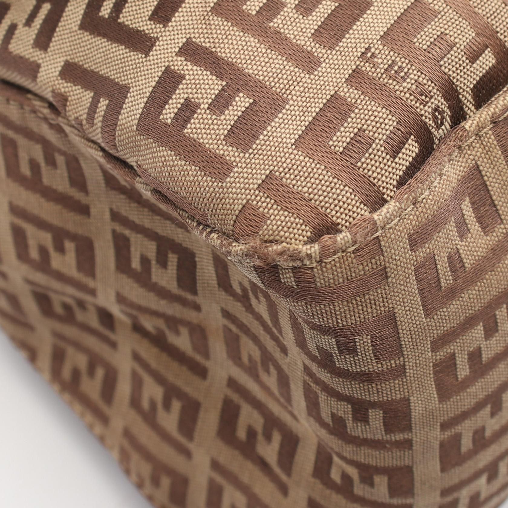 Fendi Fendi Fendi Mamma Baguette Zucchino Canvas Leather Shoulder Bag Textile Shoulder Bag 8BR001 DUTY FREE for USA Size ONE SIZE - 7 Thumbnail