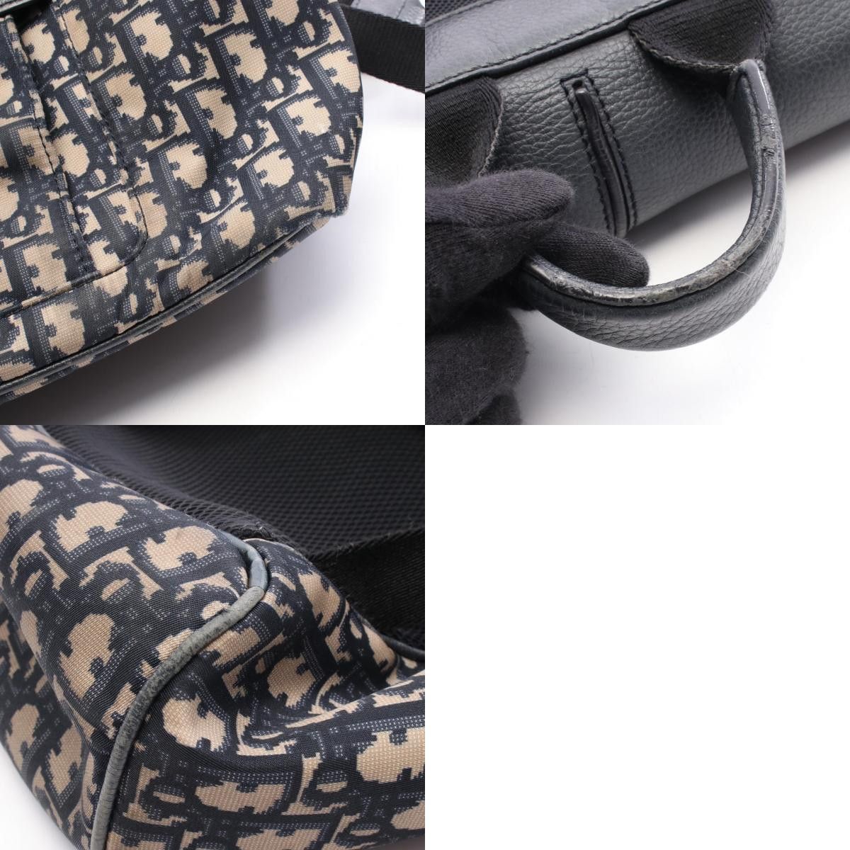 Dior Dior Dior Oblique Nylon Leather Backpack Textile Backpack DUTY FREE for USA Size ONE SIZE - 10 Thumbnail