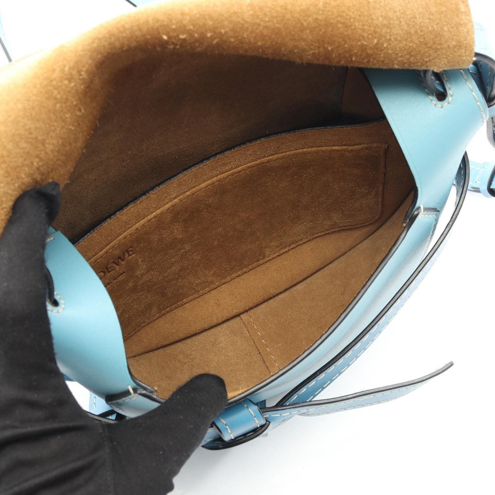 Loewe Loewe Loewe Gate Bag Small Leather Shoulder Bag Leather Shoulder Bag DUTY FREE for USA Size ONE SIZE - 3 Thumbnail