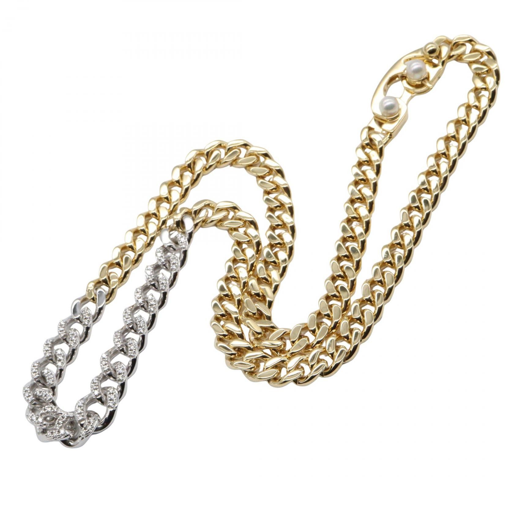 Other Tasaki TASAKI Diamond Pearl Au750 Au750WG Necklace Precious Metal Necklace DUTY FREE for USA Size ONE SIZE - 2 Thumbnail