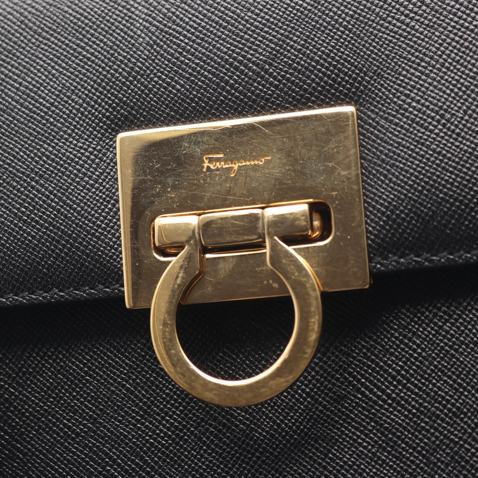 Salvatore Ferragamo Salvatore Ferragamo Salvatore Ferragamo Leather Handbag Leather Handbag DUTY FREE for USA Size ONE SIZE - 5 Thumbnail
