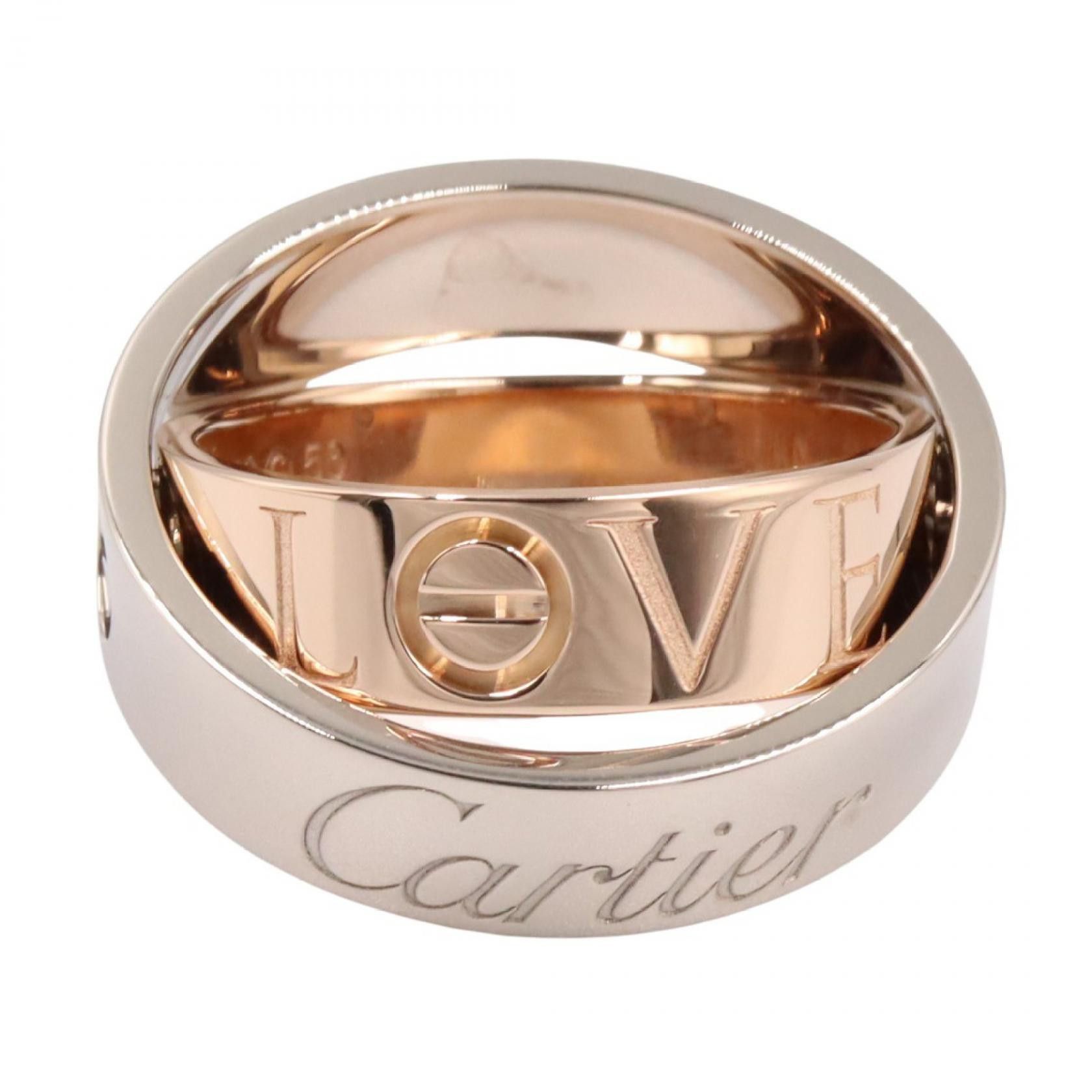 Cartier Cartier Cartier Secret Love Au750 Ring Size 9.5 Precious Metal Ring DUTY FREE for USA Size ONE SIZE - 5 Thumbnail