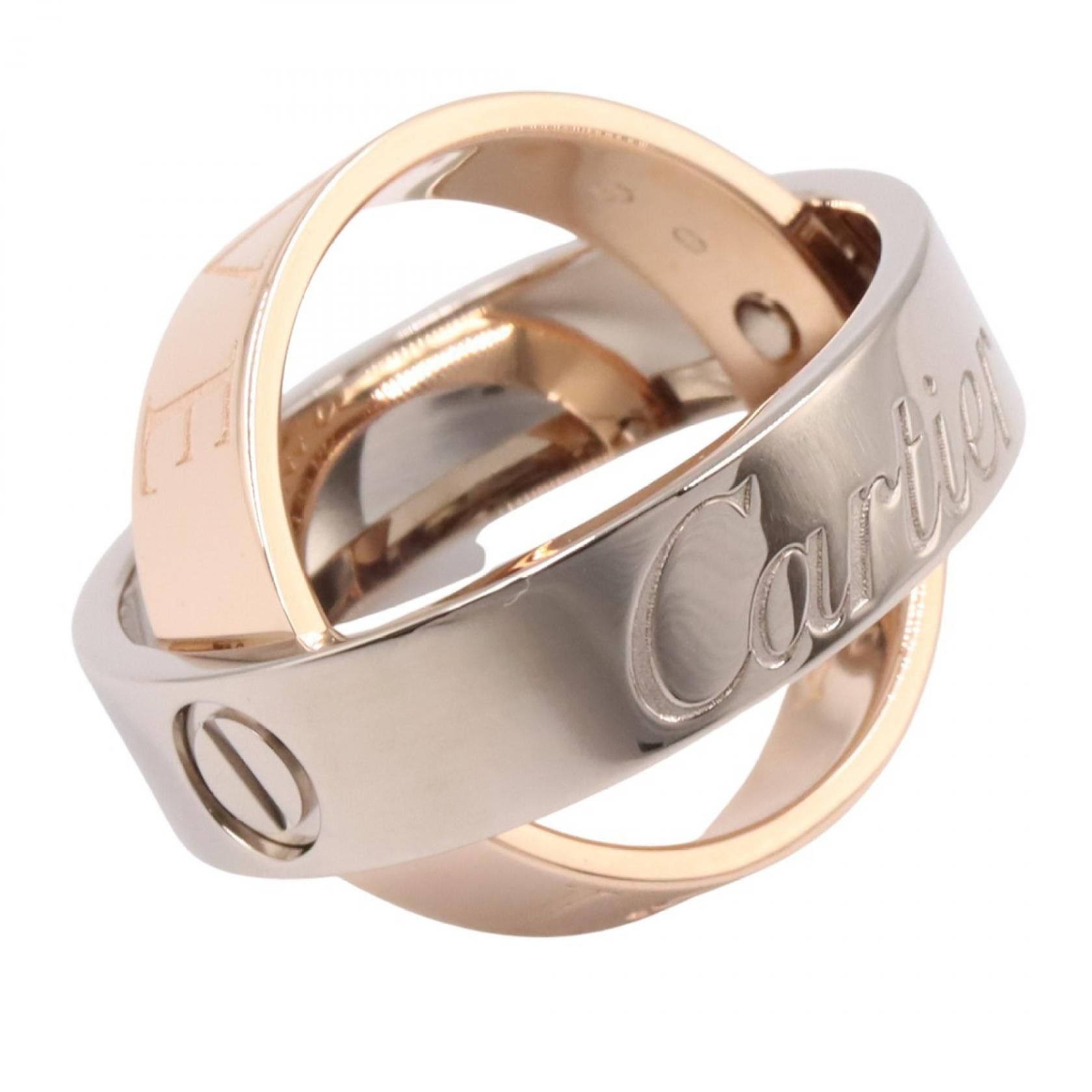 Cartier Cartier Cartier Secret Love Au750 Ring Size 9.5 Precious Metal Ring DUTY FREE for USA Size ONE SIZE - 4 Thumbnail