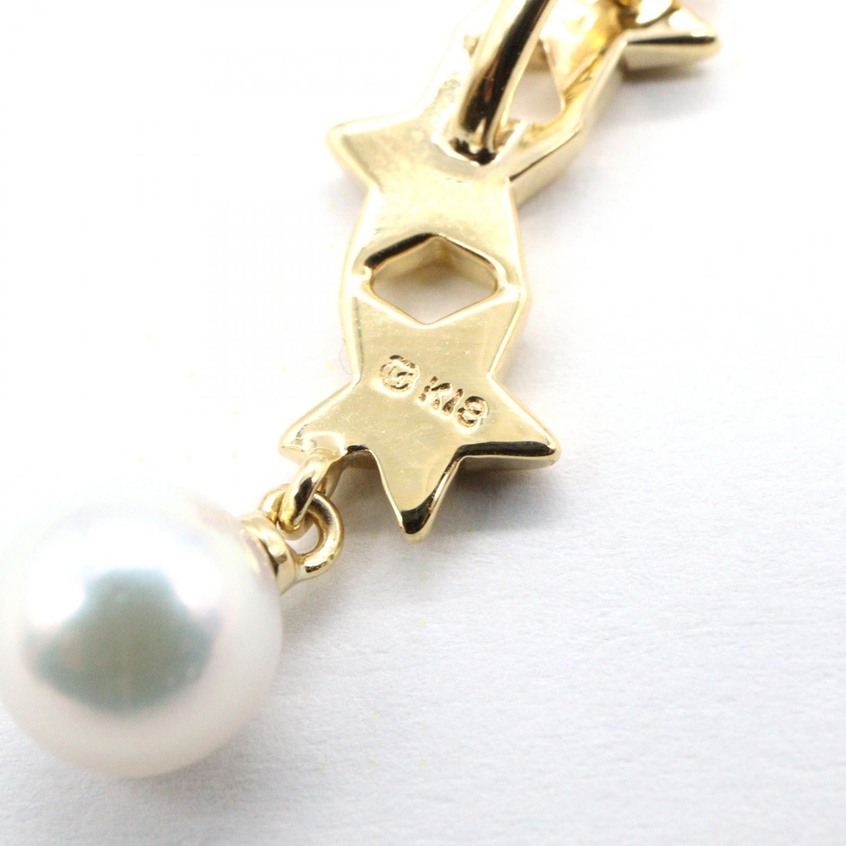 Mikimoto Mikimoto Mikimoto Au750 Pearl Necklace Precious Metal Necklace DUTY FREE for USA Size ONE SIZE - 4 Thumbnail