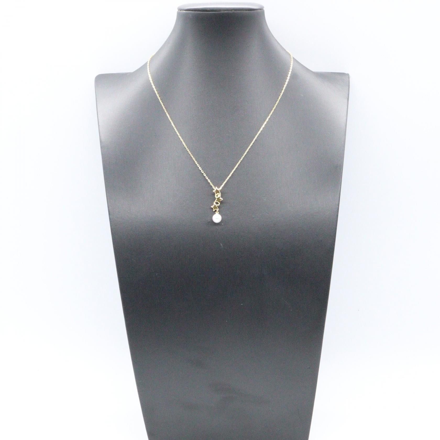 Mikimoto Mikimoto Mikimoto Au750 Pearl Necklace Precious Metal Necklace DUTY FREE for USA Size ONE SIZE - 5 Thumbnail