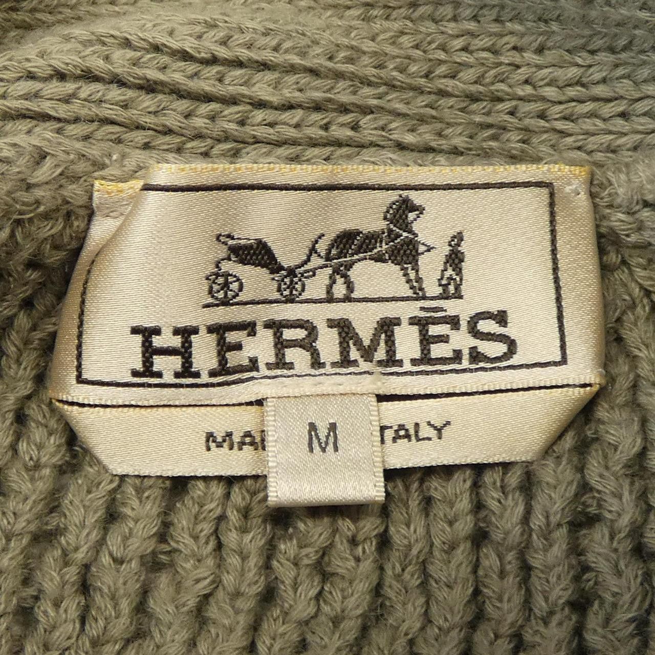 Hermes Hermes Hermes Maxi Mesh Polo Knit Textile Tops DUTY FREE for USA Size ONE SIZE - 4 Thumbnail