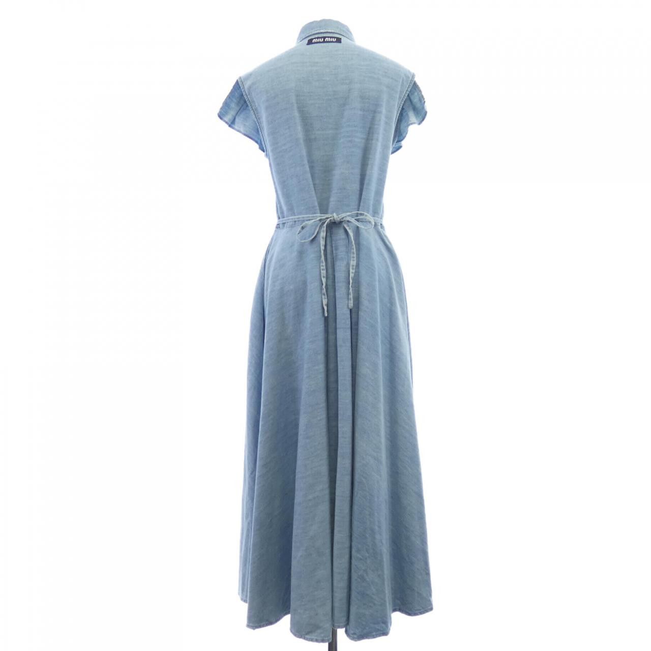 Miu Miu Miu Miu Miu Miu Dress Textile Dresses GWA171 DUTY FREE for USA Size ONE SIZE - 2 Thumbnail