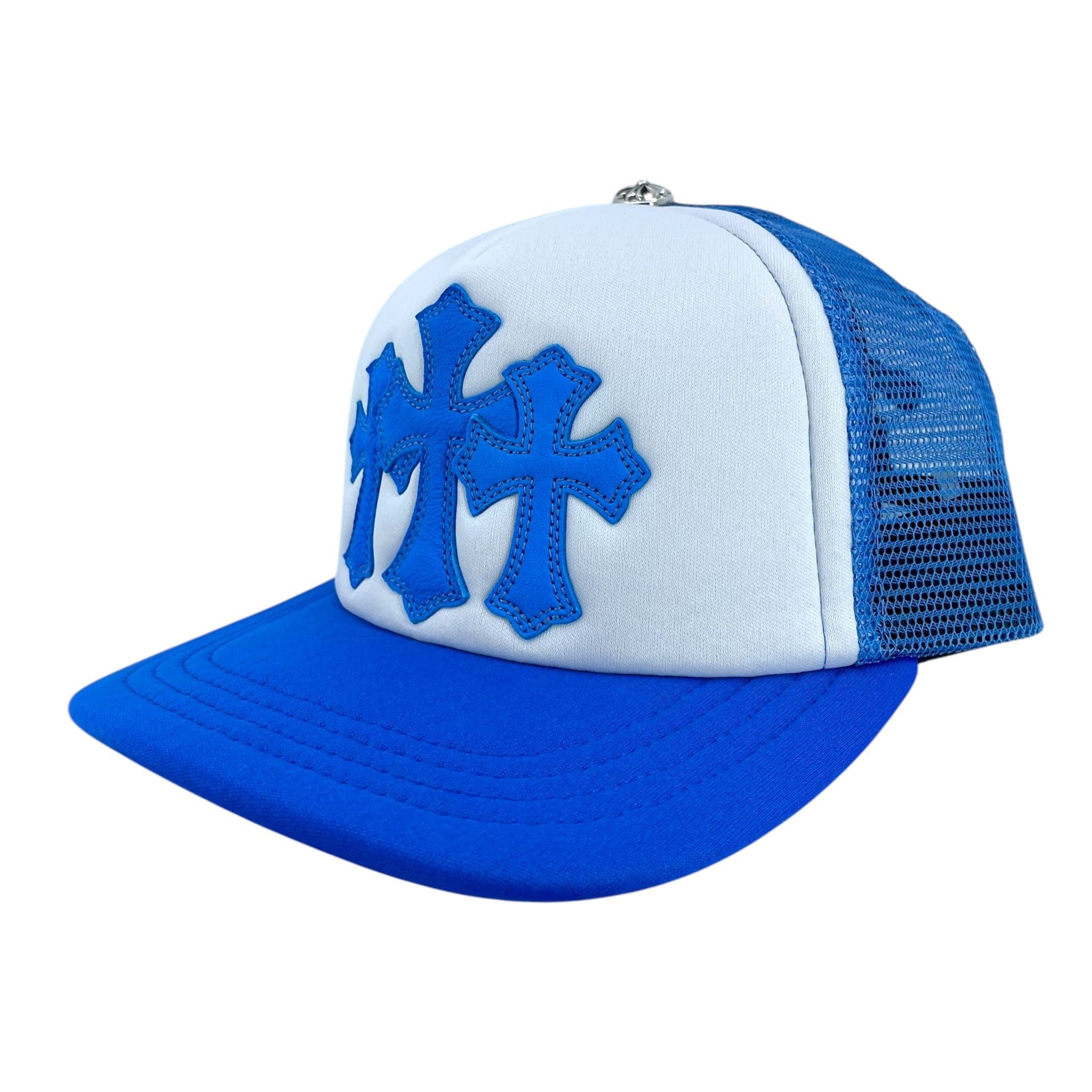 Chrome Hearts Cemetery Trucker Hat White Blue Size ONE SIZE - 5 Thumbnail