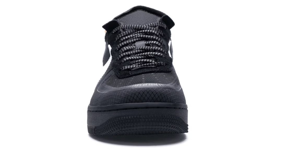 Nike Air Force 1 Low Off-White Black White Size US 5 / EU 37 - 3 Thumbnail