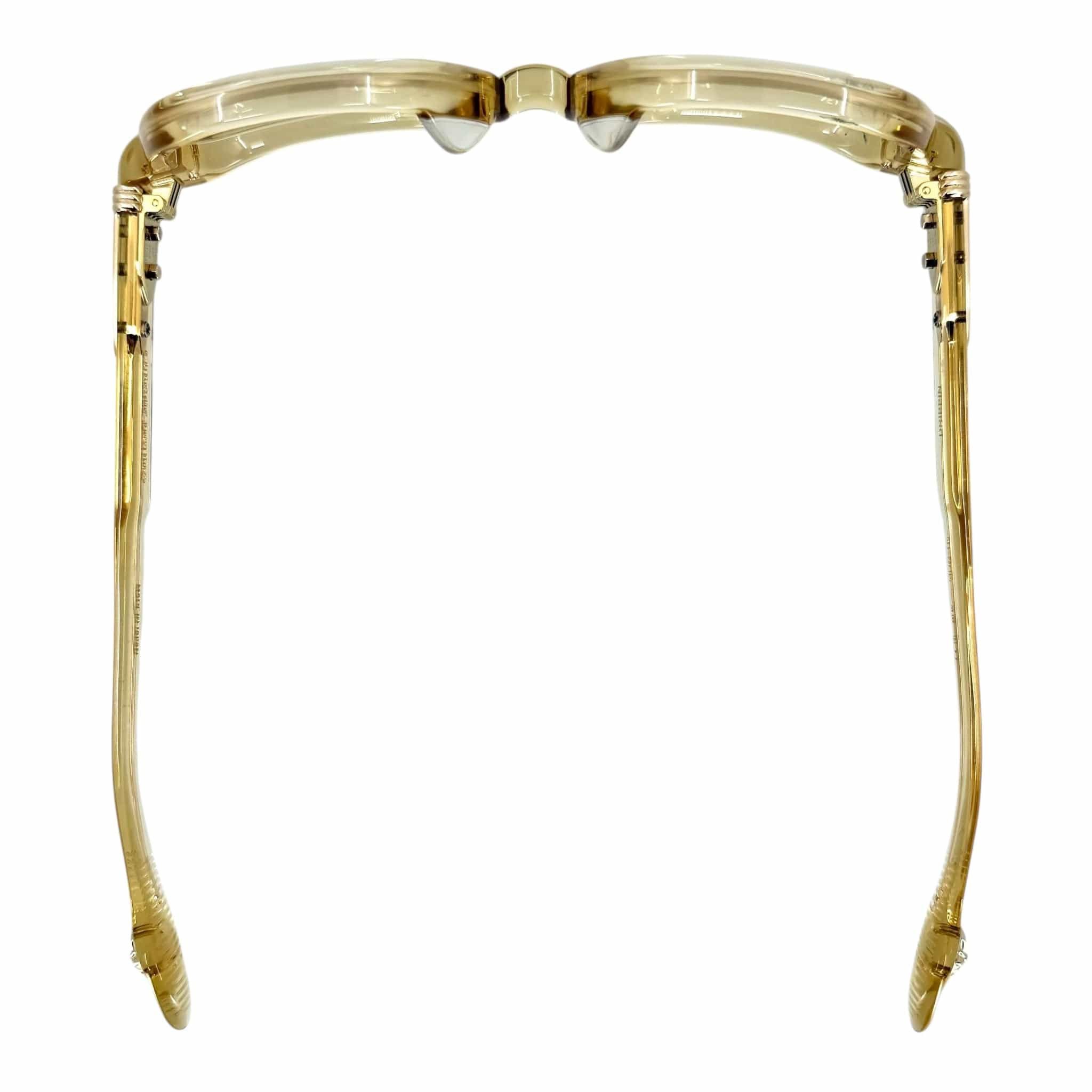Chrome Hearts Drippin Glasses Transparent Beige Gold Size ONE SIZE - 7 Thumbnail