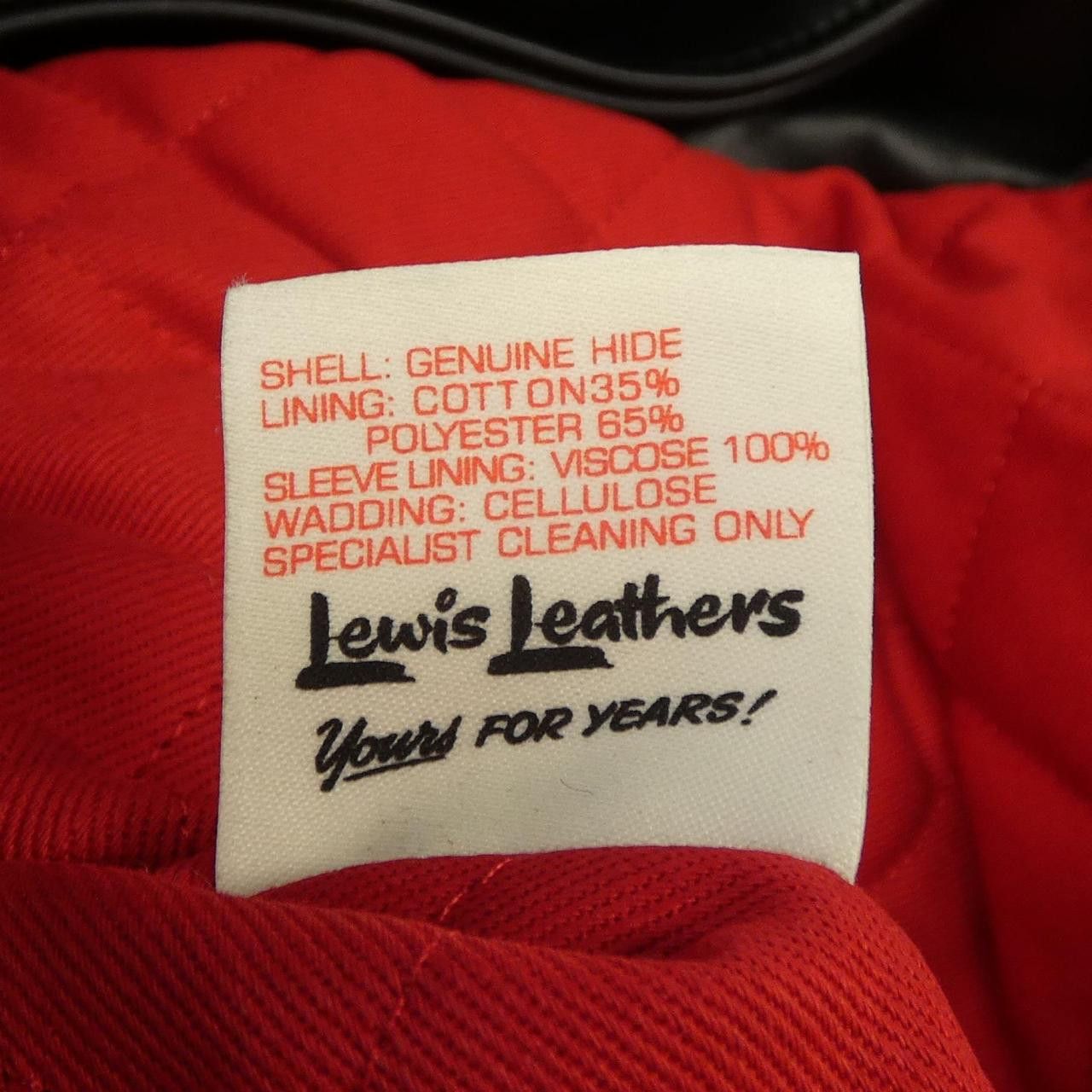 Other Other Lewis Leathers CYCLONE Leather Riders Jacket Leather Outerwear 441T/CYCLONE DUTY FREE for USA Size ONE SIZE - 3 Thumbnail