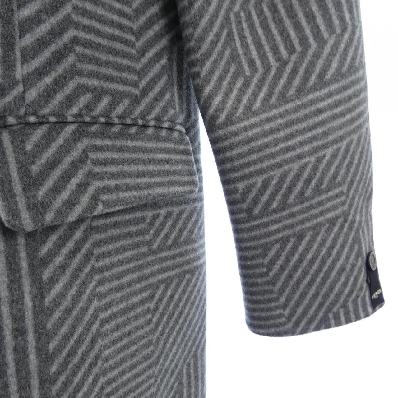 Fendi Fendi Fendi Wool Coat Others Outerwear FF0770APNB DUTY FREE for USA Size ONE SIZE - 6 Thumbnail