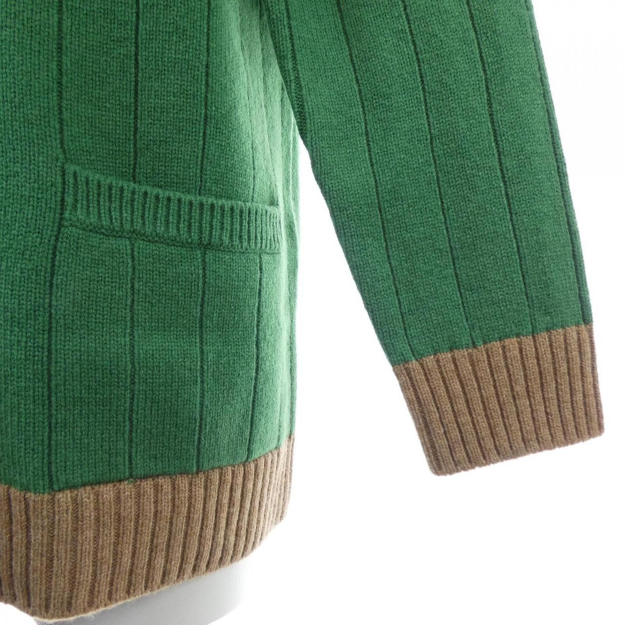 Gucci Gucci Gucci Wool Cardigan Textile Tops 716349XKCQD DUTY FREE for USA Size ONE SIZE - 6 Thumbnail