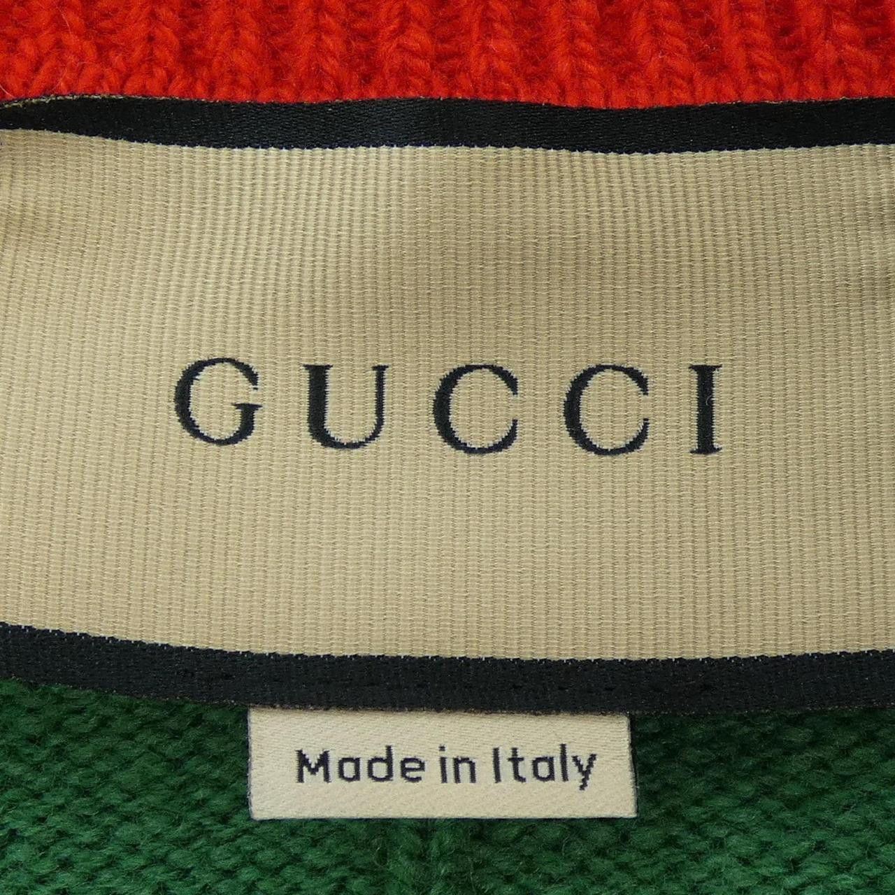 Gucci Gucci Gucci Wool Cardigan Textile Tops 716349XKCQD DUTY FREE for USA Size ONE SIZE - 4 Thumbnail