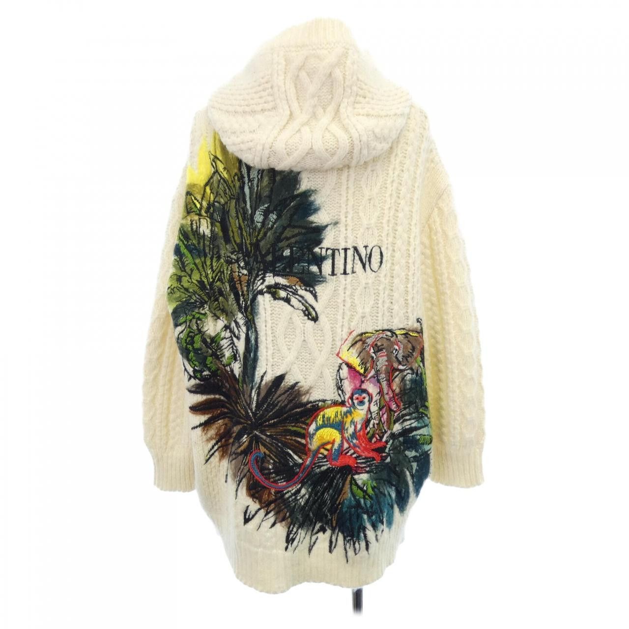 Valentino Valentino Valentino Cotton Blouson Textile Outerwear UV3KE01E6N8 DUTY FREE for USA Size ONE SIZE - 2 Thumbnail