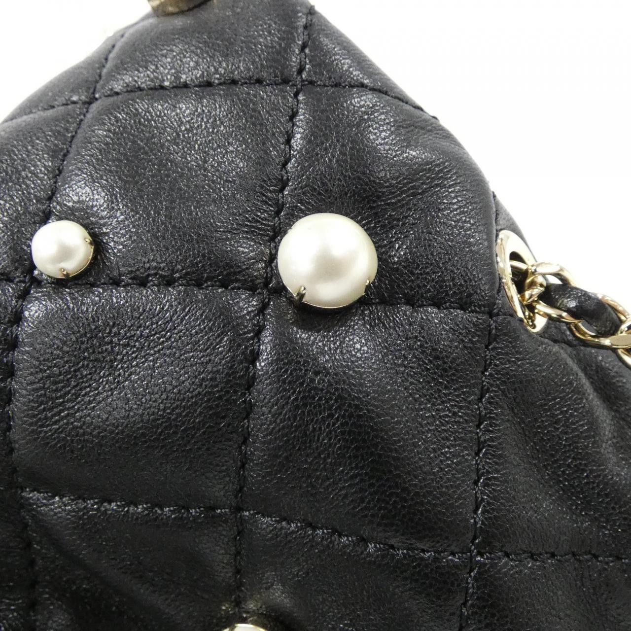 Chanel Chanel Chanel Lambskin Pearl Mini Shoulder Bag Leather Shoulder Bag AS2518 DUTY FREE for USA Size ONE SIZE - 4 Thumbnail