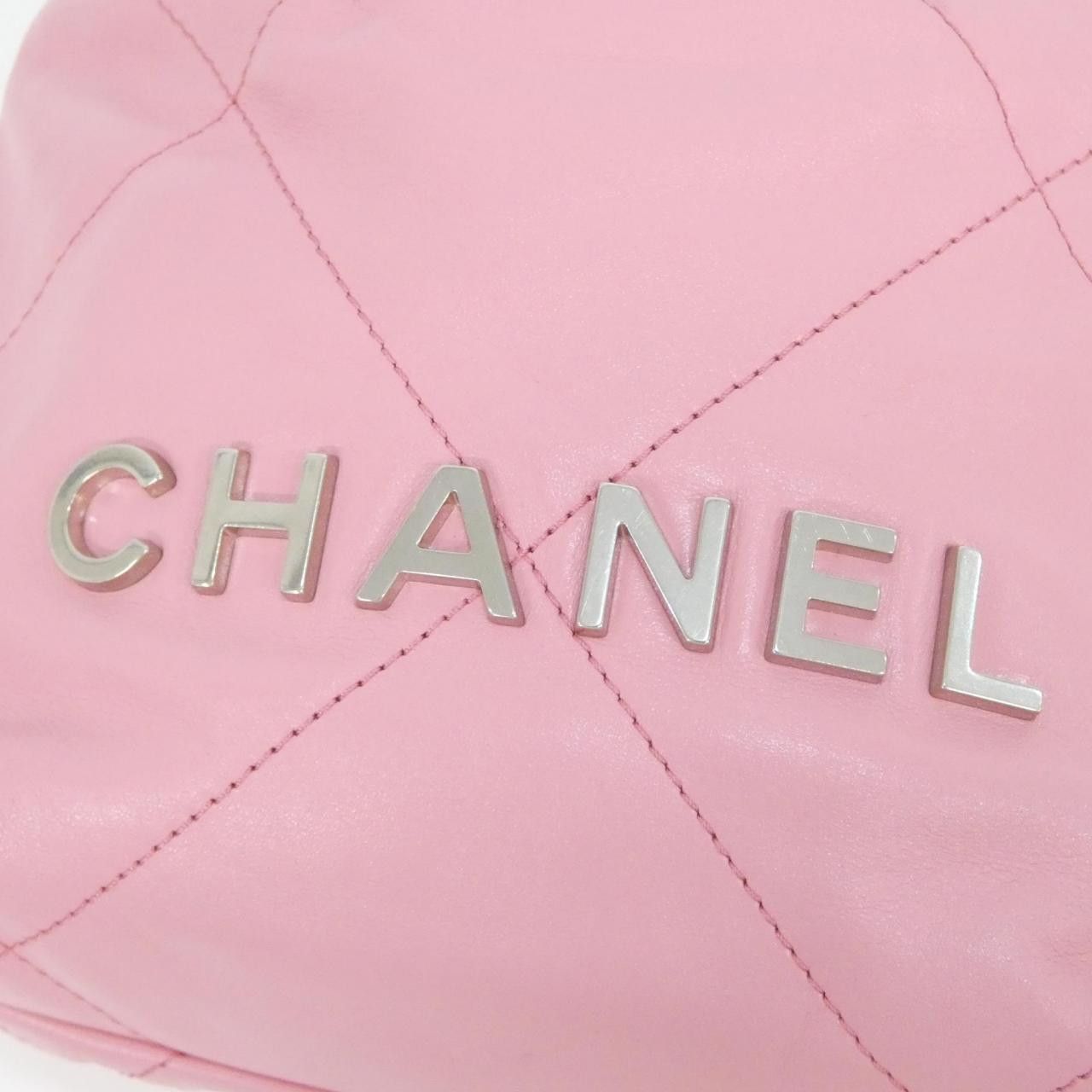 Chanel Chanel Chanel Chanel 22 Line Calf Mini Bag Leather Crossbody Bag AS3980 DUTY FREE for USA Size ONE SIZE - 4 Thumbnail