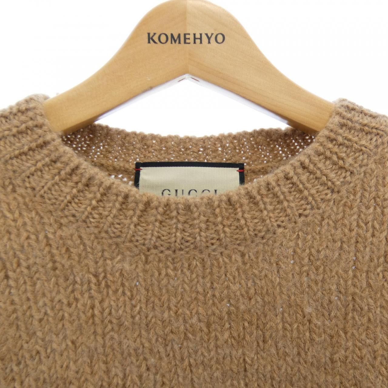 Gucci Gucci Gucci Felted Wool GG Logo Knit Textile Tops 636327XKBJD DUTY FREE for USA Size ONE SIZE - 5 Thumbnail