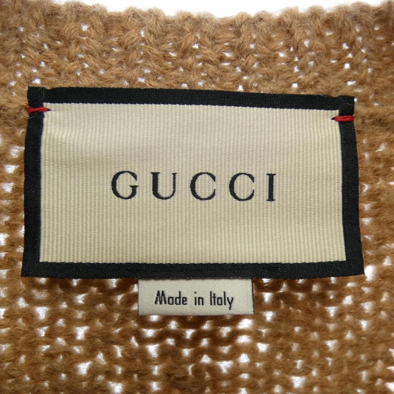 Gucci Gucci Gucci Felted Wool GG Logo Knit Textile Tops 636327XKBJD DUTY FREE for USA Size ONE SIZE - 4 Thumbnail