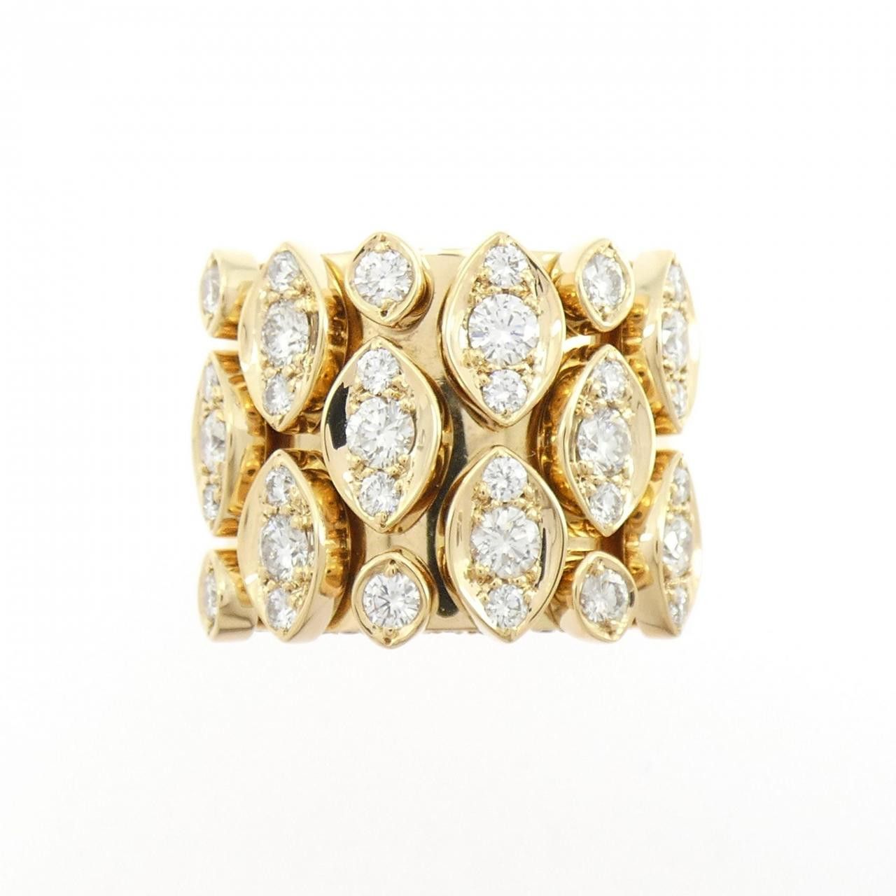 Cartier Cartier Cartier Diadea 750 Yellow Gold Diamond Ring Size 8.5 Precious Metal Ring 286725 DUTY FREE for USA Size ONE SIZE - 2 Thumbnail
