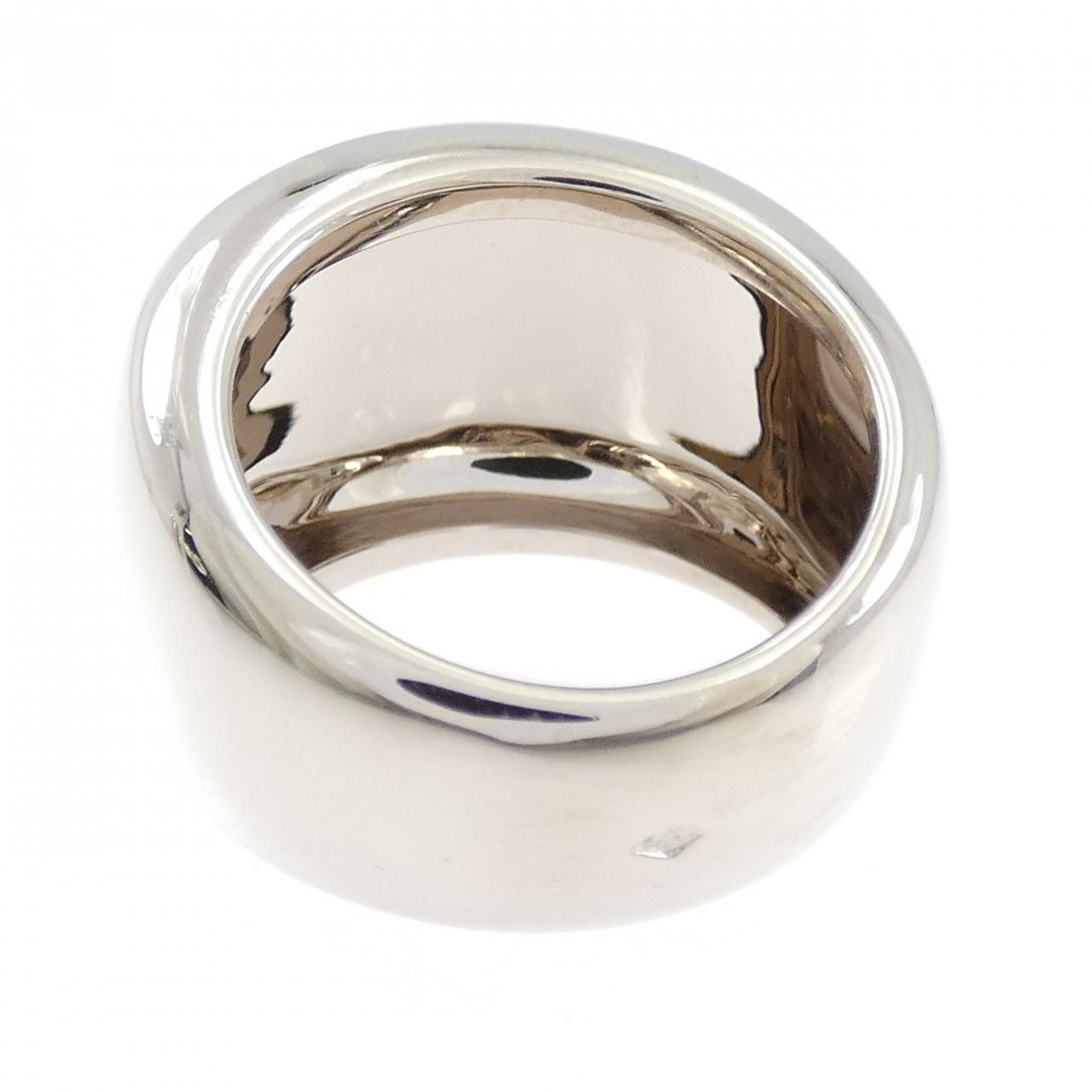 Cartier Cartier Cartier Nouvelle Vague 750 White Gold Ring Size 47 Precious Metal Ring DUTY FREE for USA Size ONE SIZE - 3 Thumbnail
