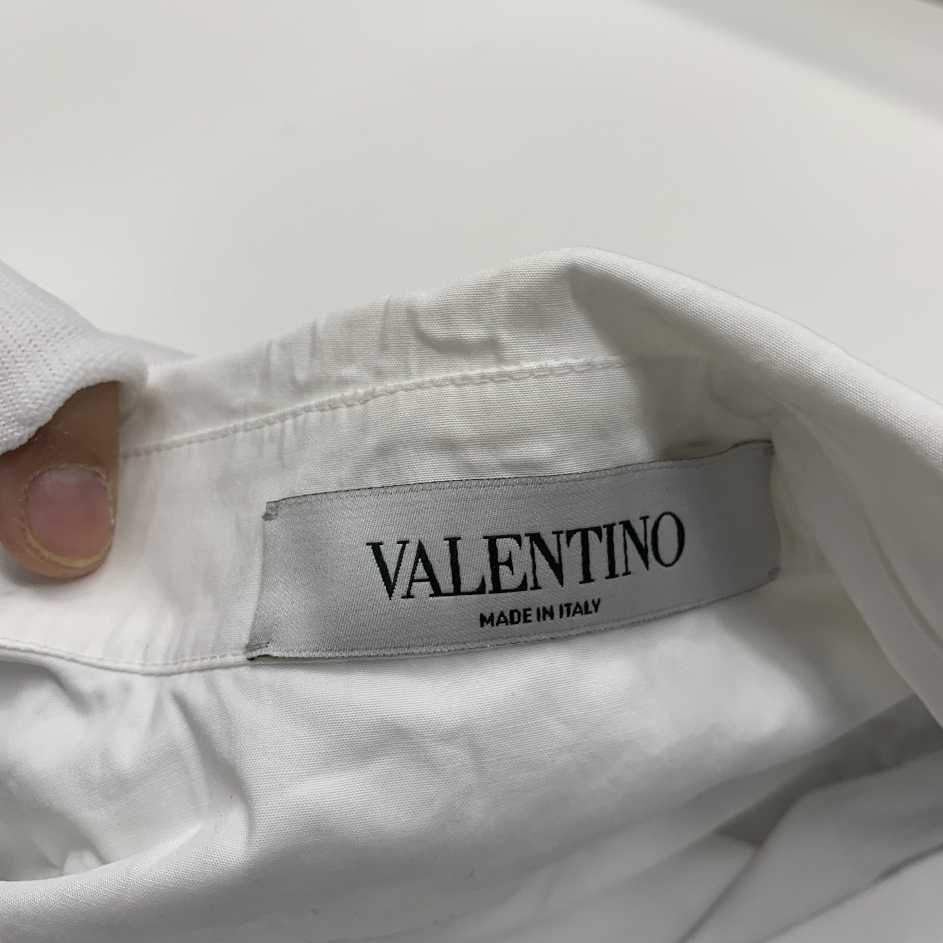 Valentino Valentino Dot Pattern Bow Button Up Size 42 Size M / US 6-8 / IT 42-44 - 4 Thumbnail