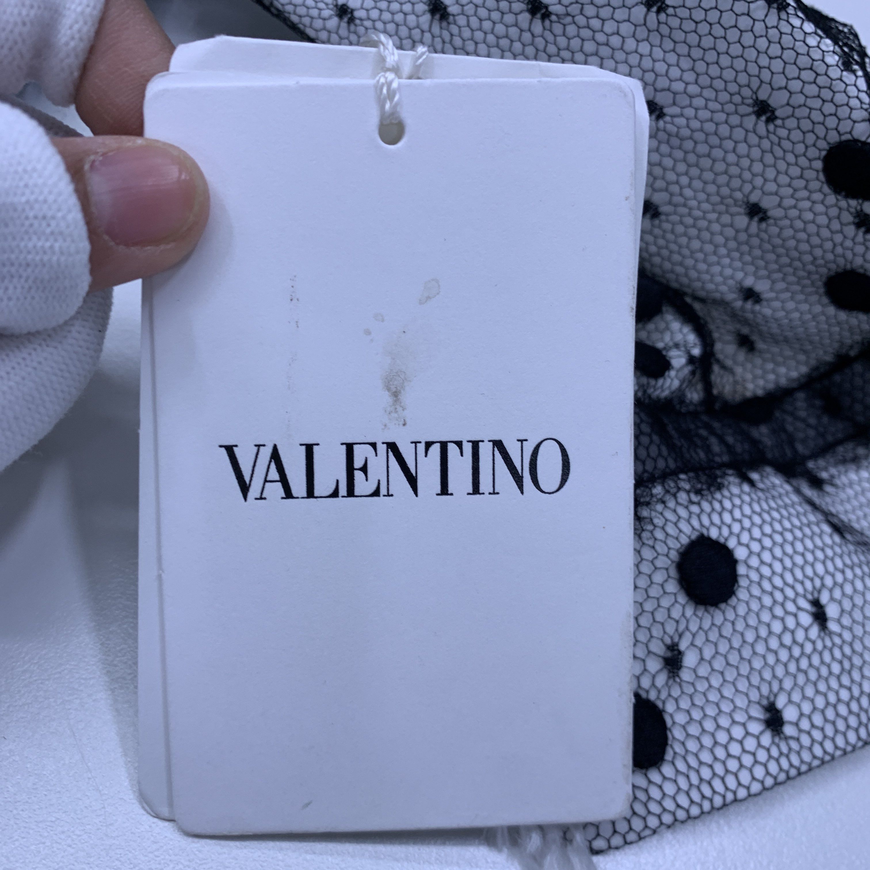 Valentino Valentino Dot Pattern Bow Button Up Size 42 Size M / US 6-8 / IT 42-44 - 6 Thumbnail