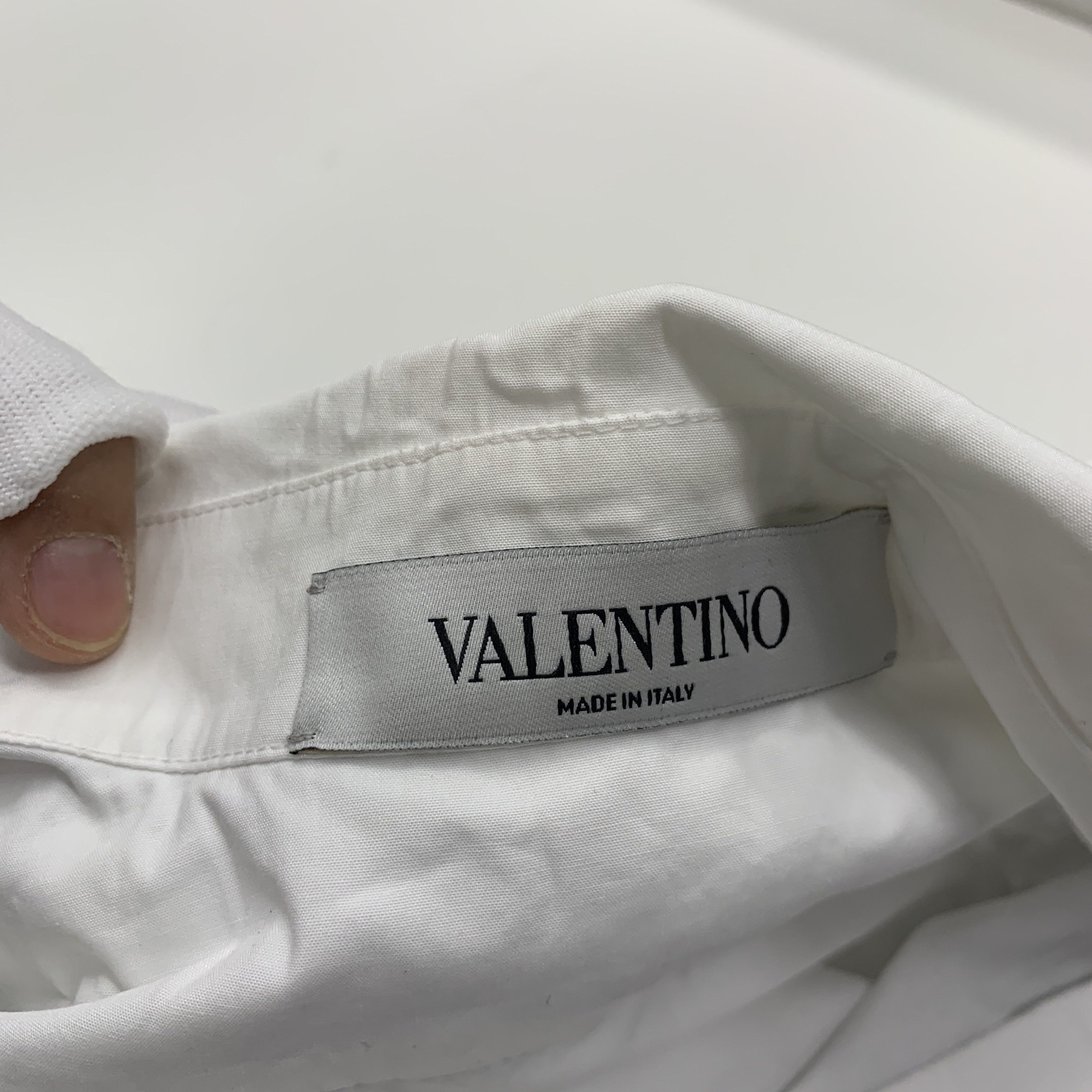 Valentino Valentino Dot Pattern Bow Button Up Size 42 Size M / US 6-8 / IT 42-44 - 5 Thumbnail