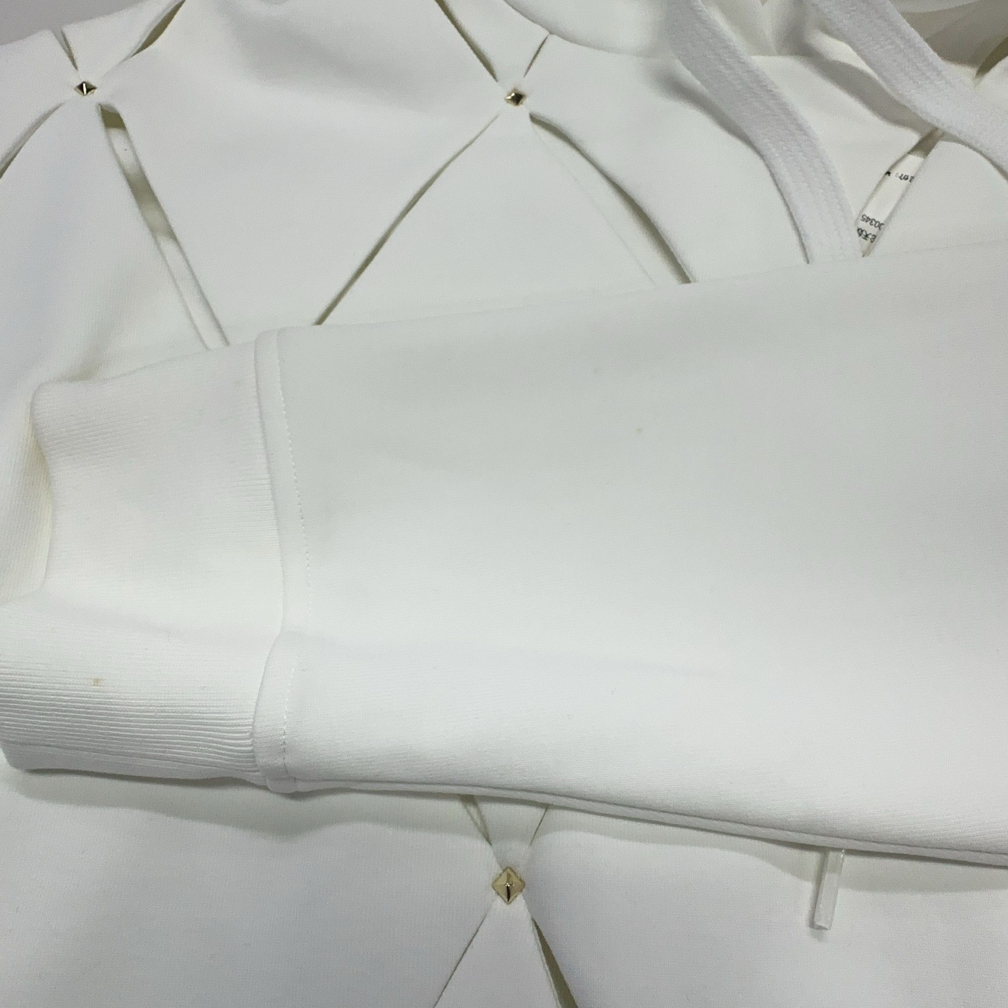 Valentino Valentino Diamond Stud Cutout Hoodie Size S Size S / US 4 / IT 40 - 9 Thumbnail