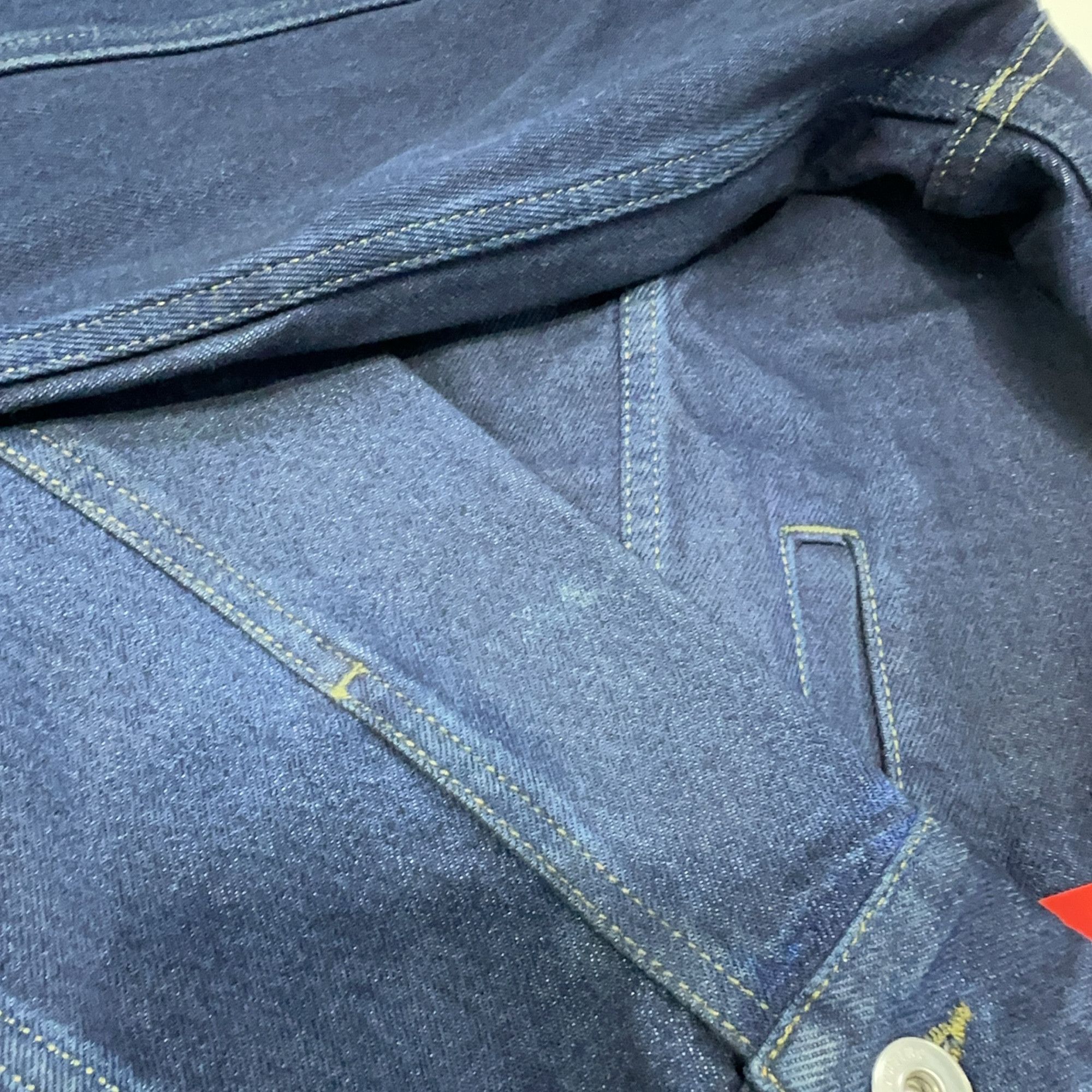 Valentino Valentino Large V Logo Denim Jacket Size S Size US S / EU 44-46 / 1 - 9 Thumbnail