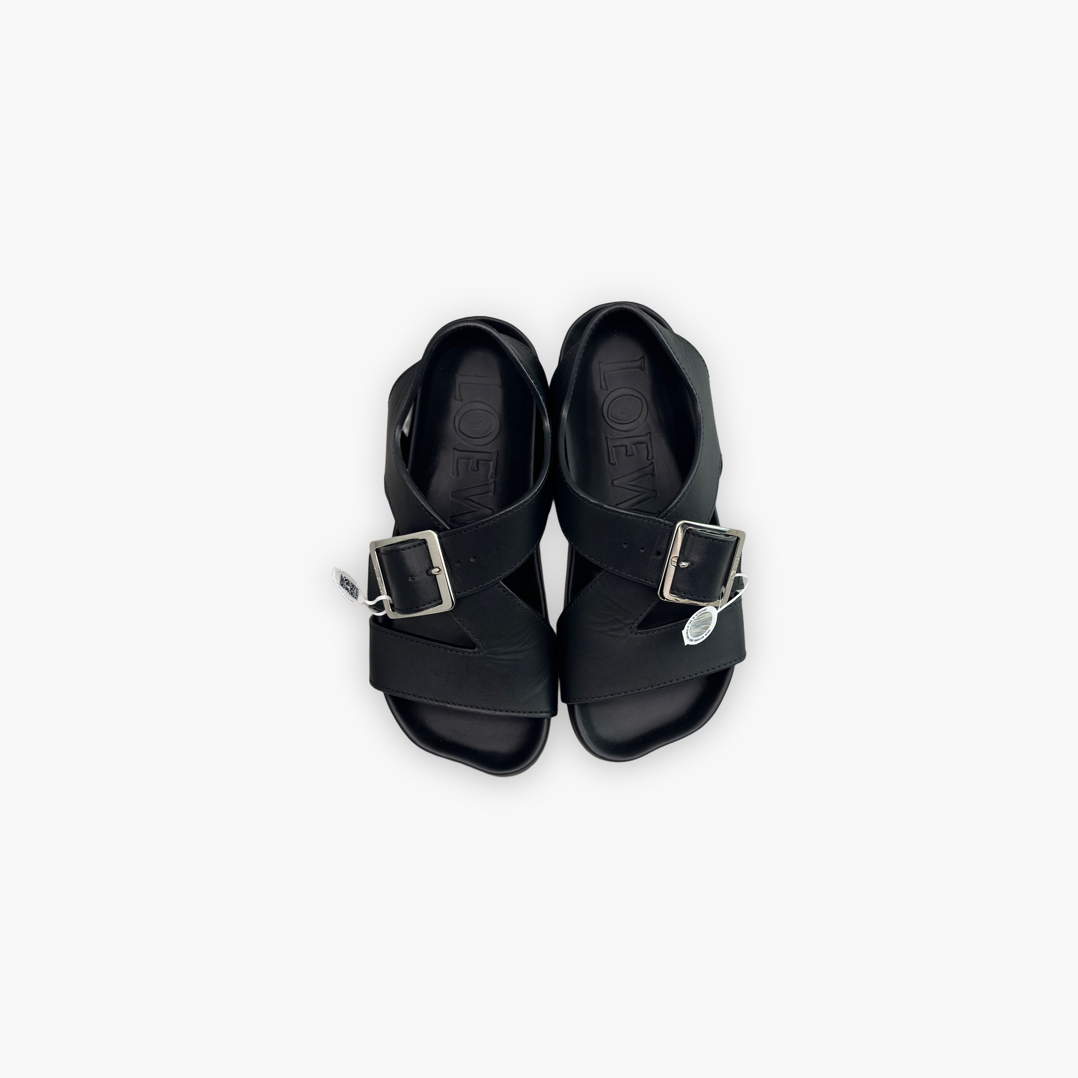 Loewe Loewe Buckle Leather Sandals Size 37 Size US 7 / IT 37 - 9 Thumbnail